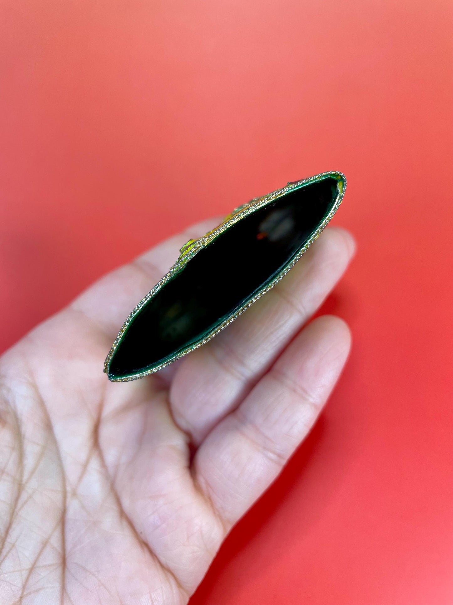 Vibrant enameled Metal Hawaiian Shirt Pendant