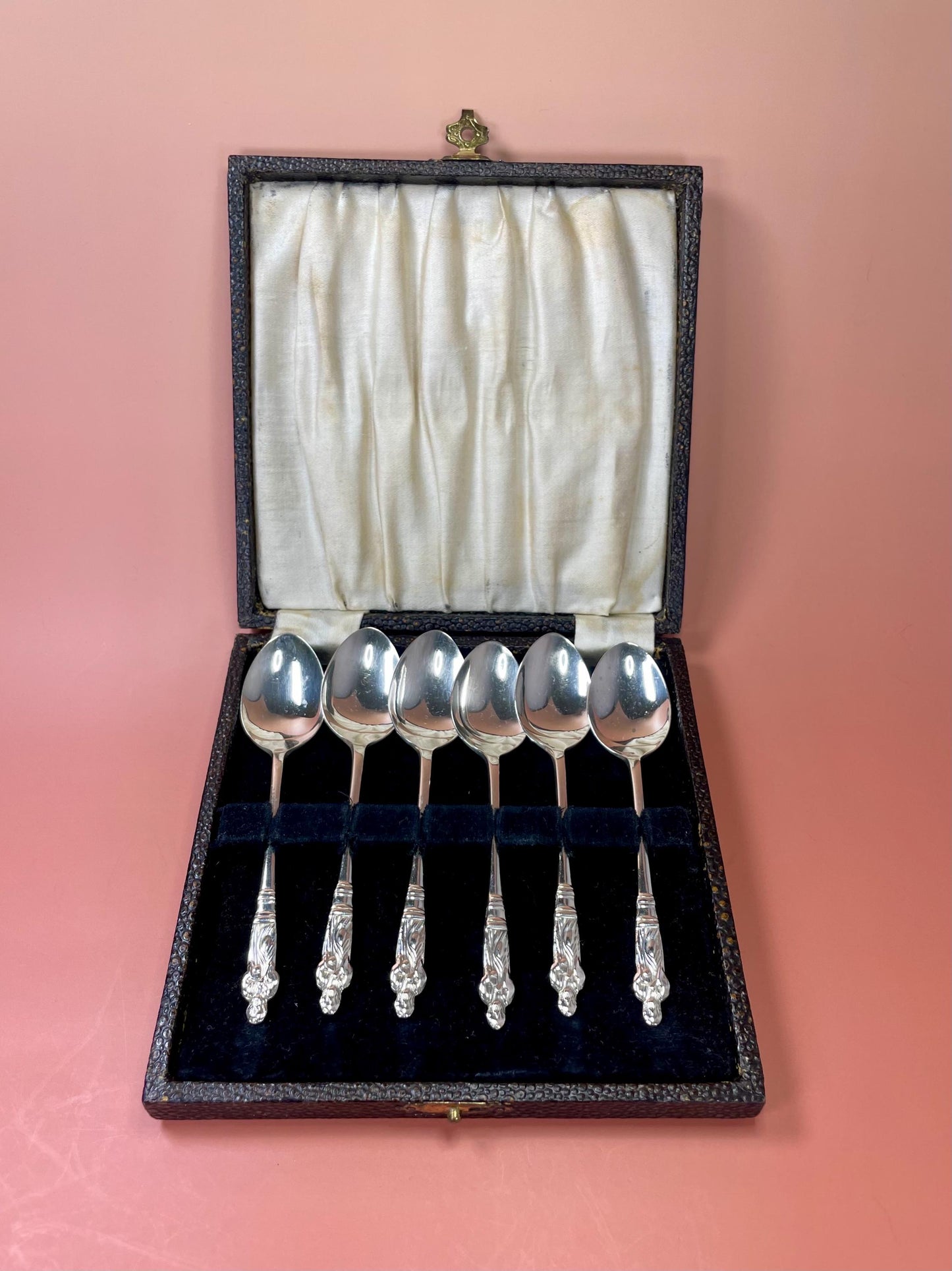 Silver-Plated Spoons Set 4.5 in in Case
