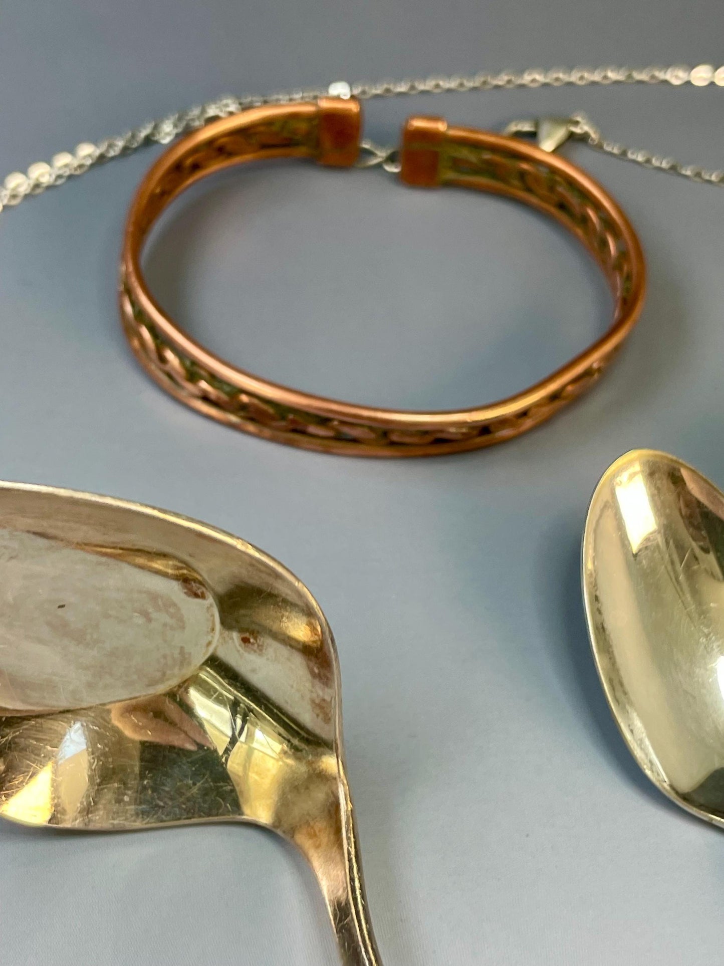 Lot of Mixed Jewelry and Spoons