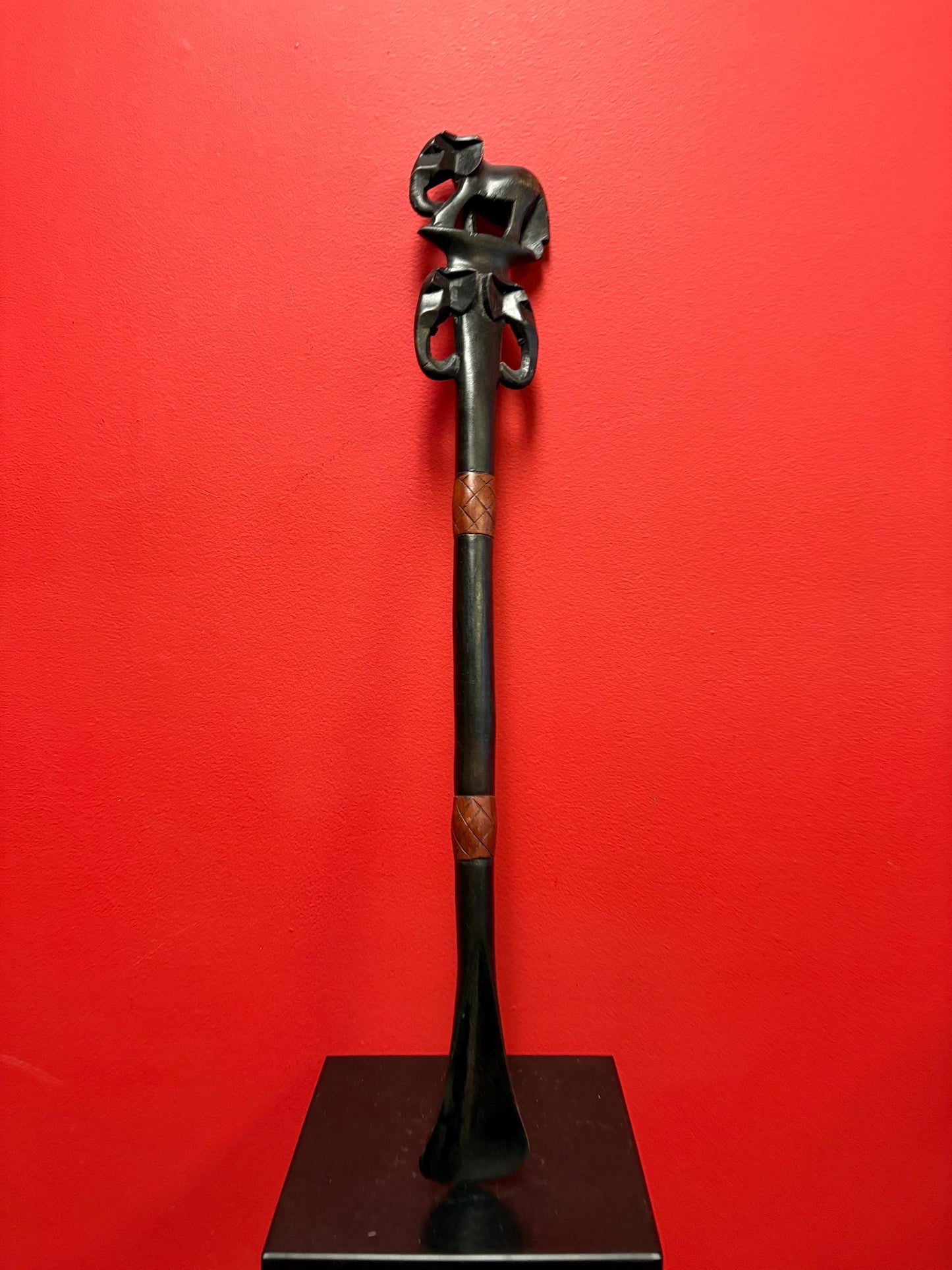 Very cool 1950s unique African elephant motif shoehorn 24 inches long and the very coolest gift wow