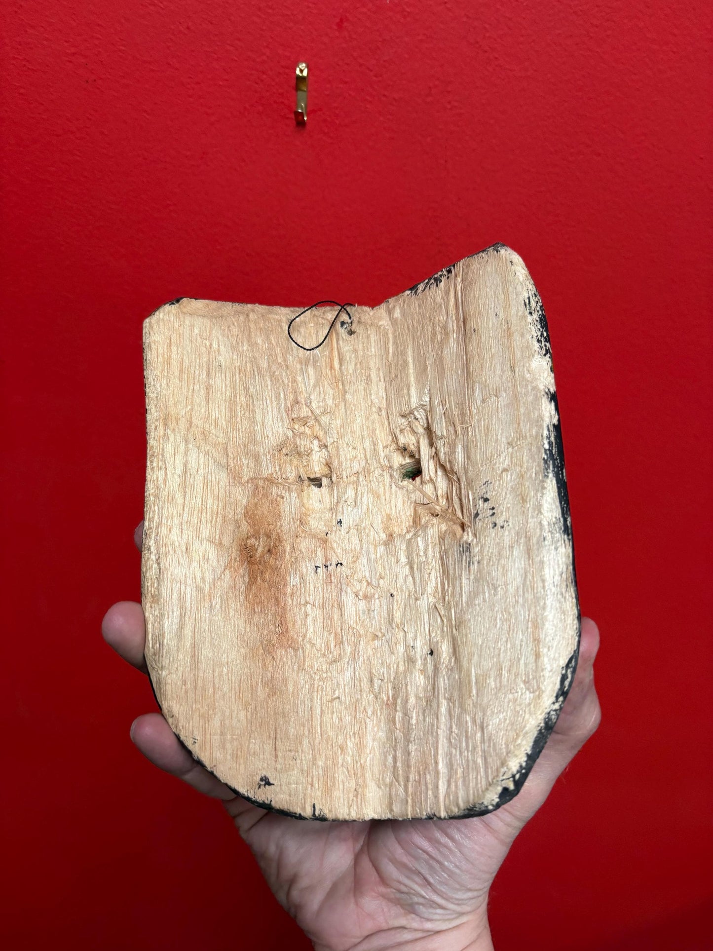 Very cool Asian wood animal mask 8 inches long and so much character great value