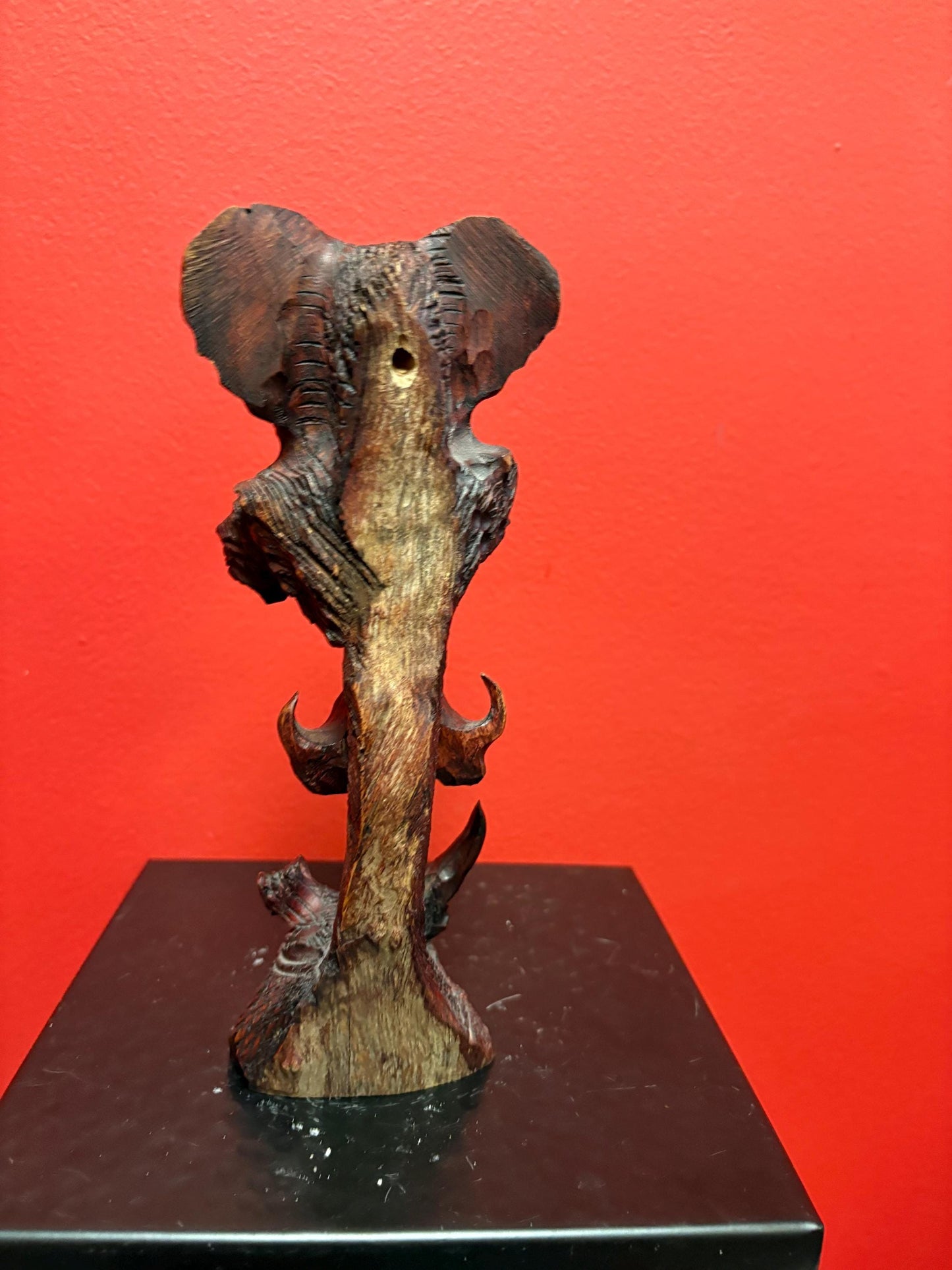Beautiful African 9 inch wooden sculpture of the big five wonderful detail and great value perfect gift