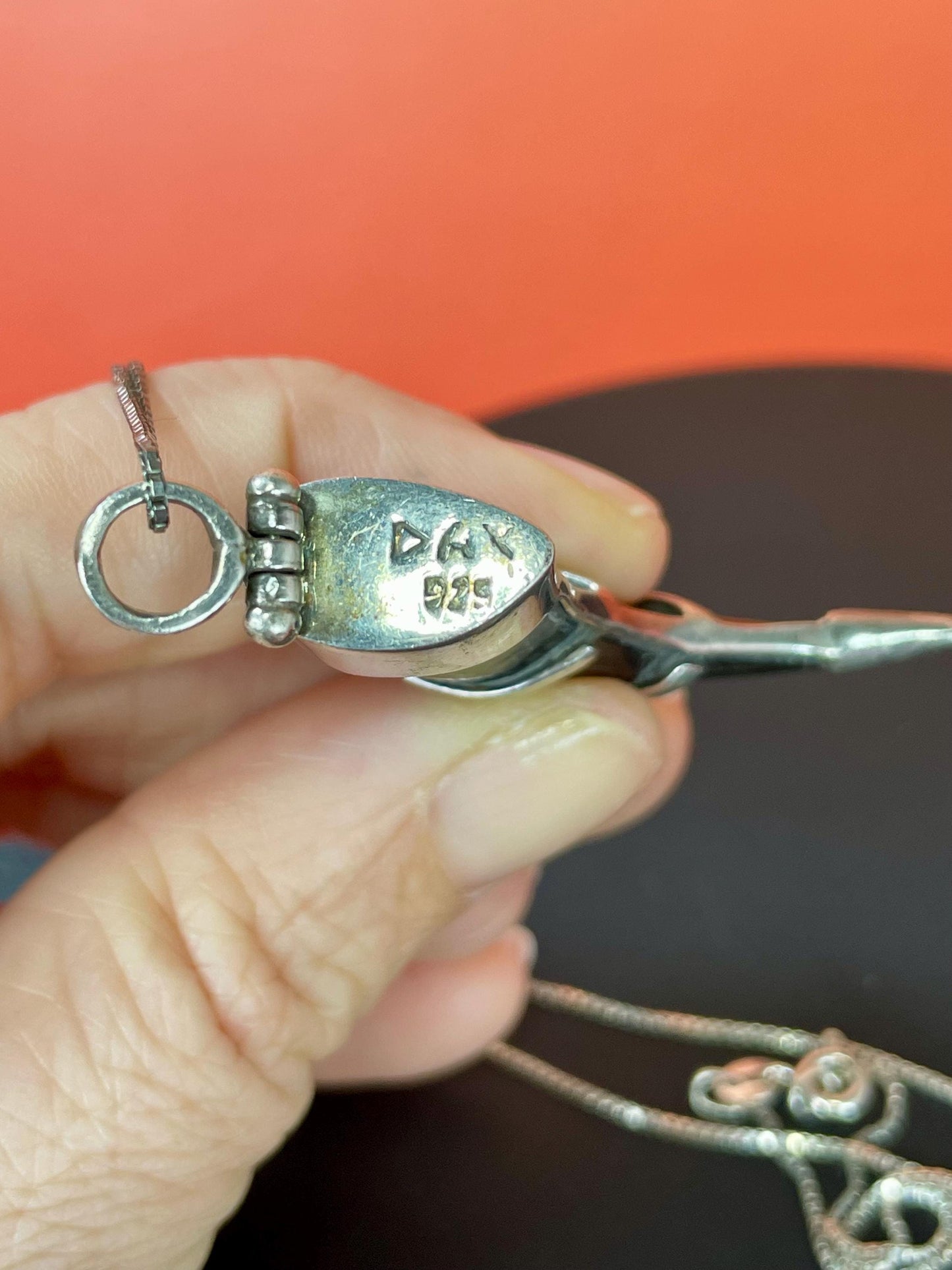 Sterling Sliver and Horn Necklace