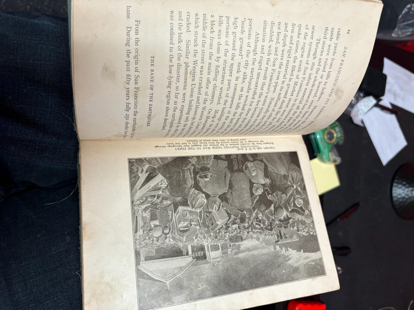 The San Francisco calamity by earthquake and fire by Charles Morris book rough condition 1906 good value