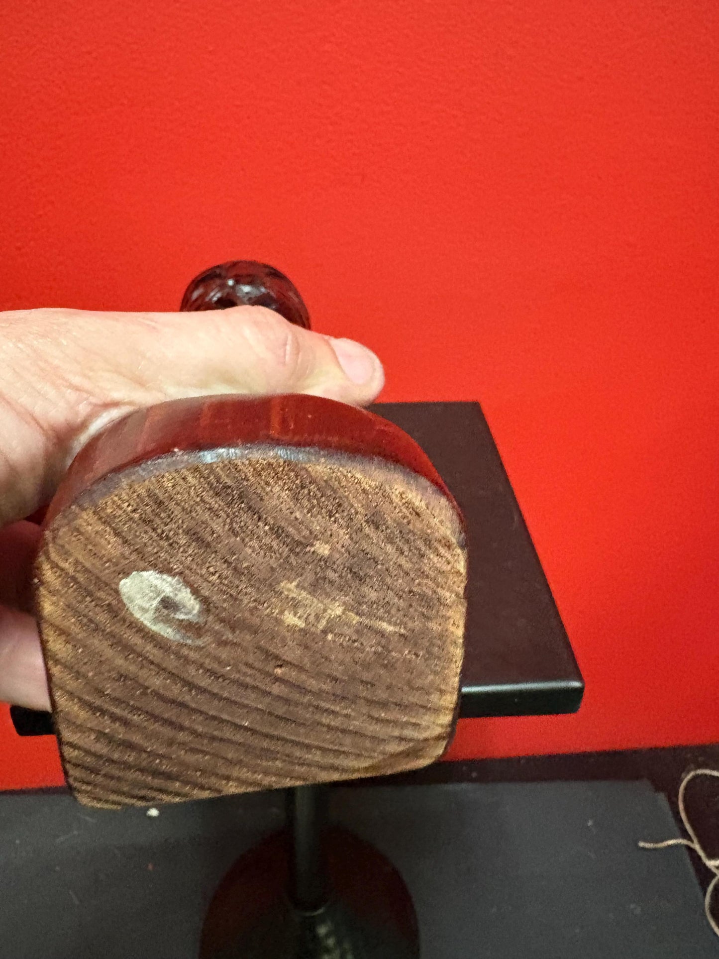 Beautiful indigenous New Zealand aboriginal Maori statue with Abalone eyes 8 inches tall lovely piece