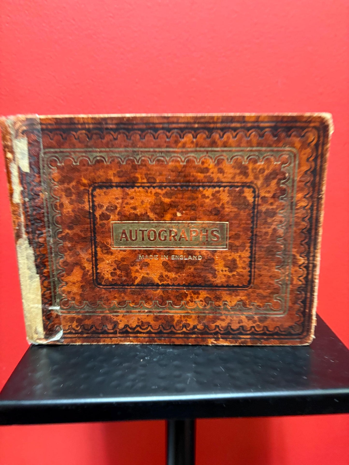 Very cool 1930s autograph book English book - Canadian owner great to read great for collector good gift