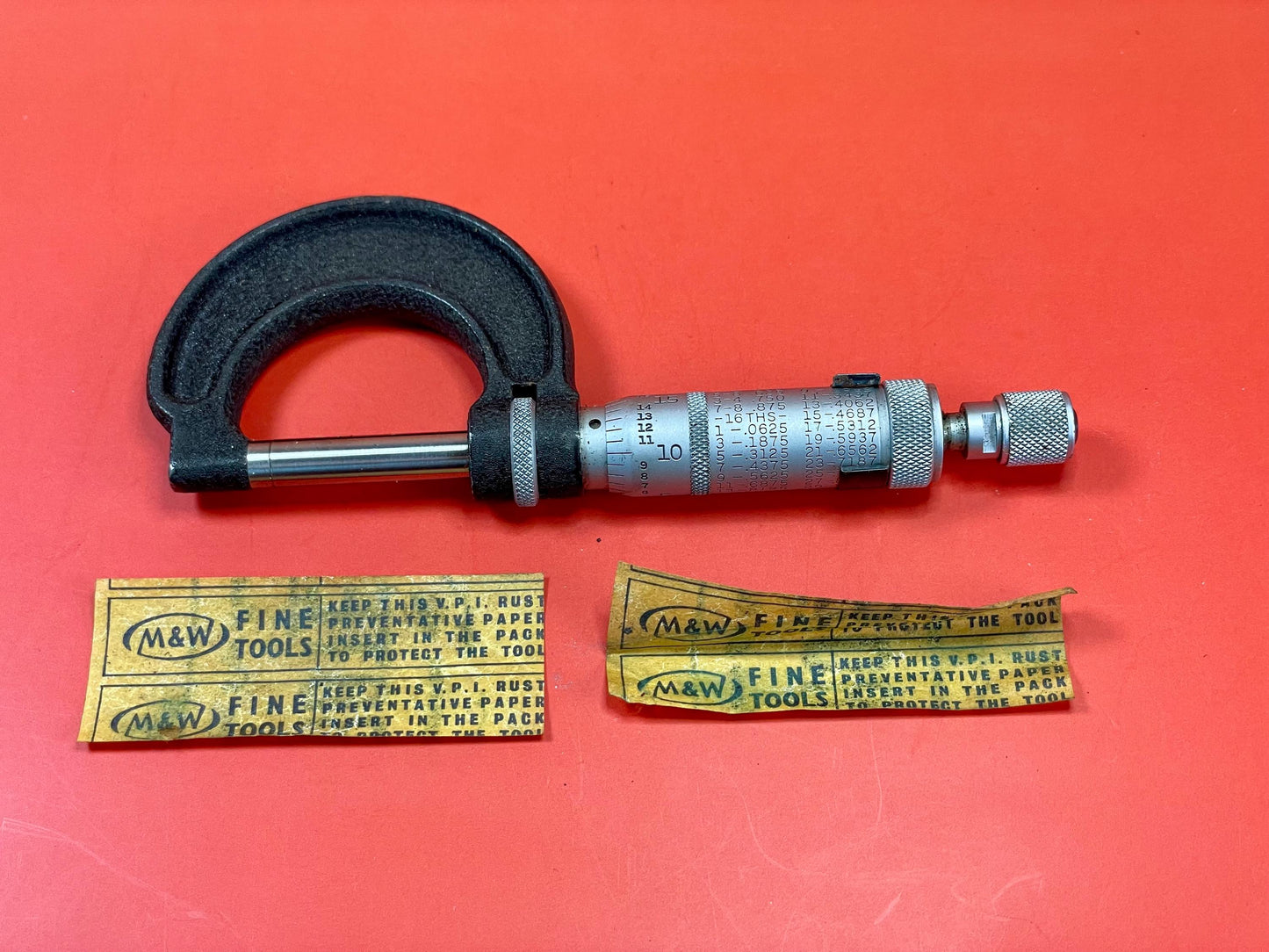 Vintage Micrometer with Original Case and Wrench