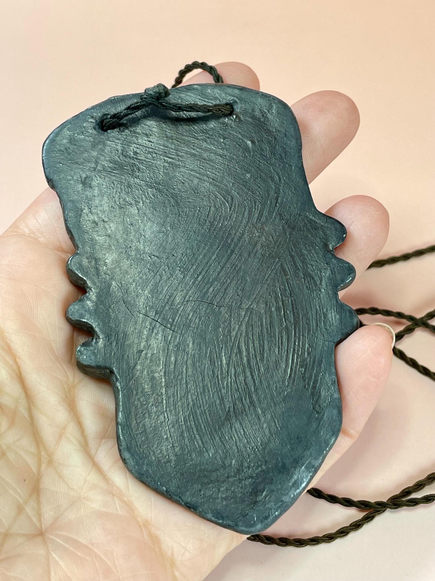 Large African Pottery Necklace