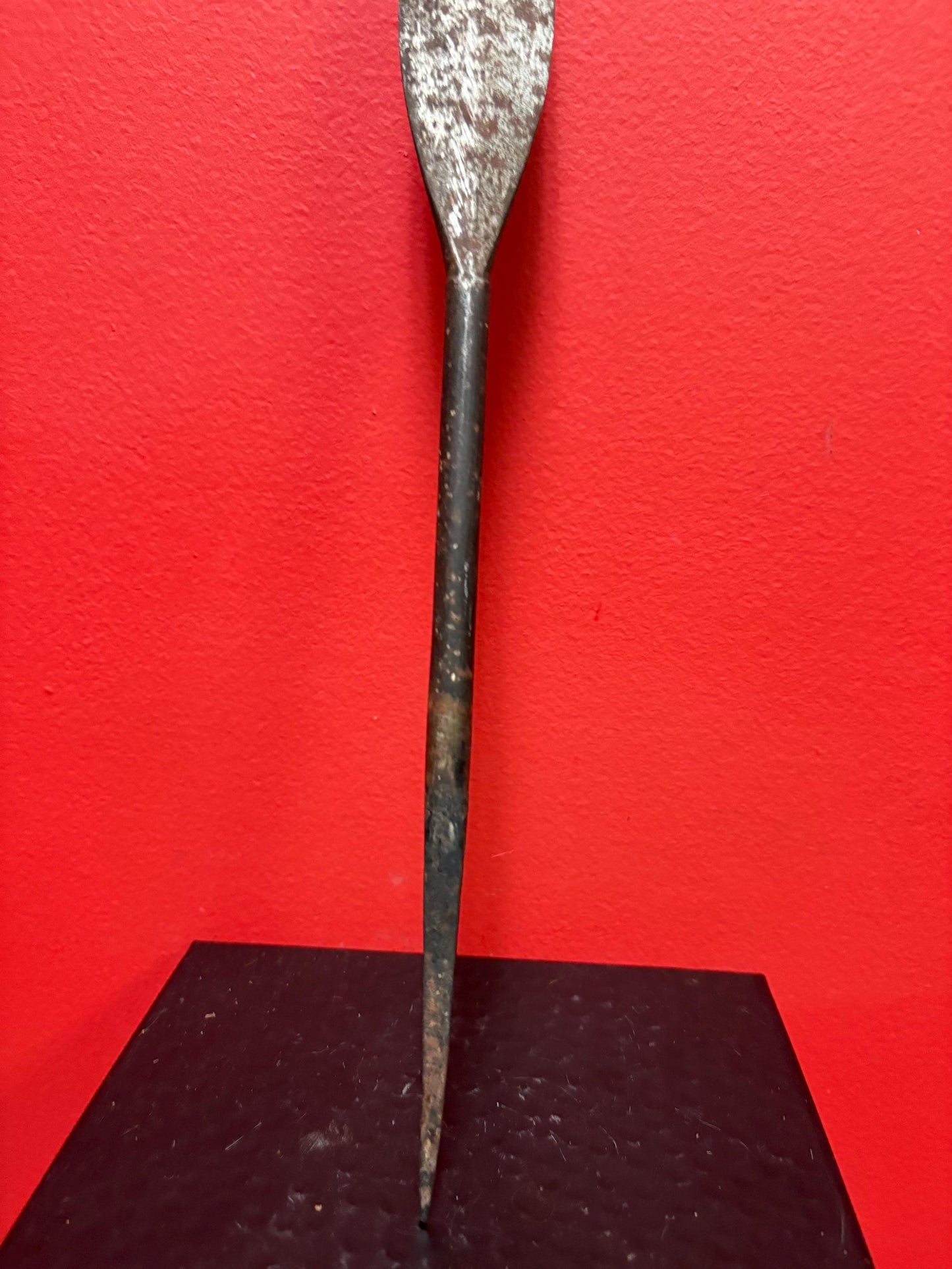 Very rare 19 inch long antique indigenous first nations West Coast tool nice patina