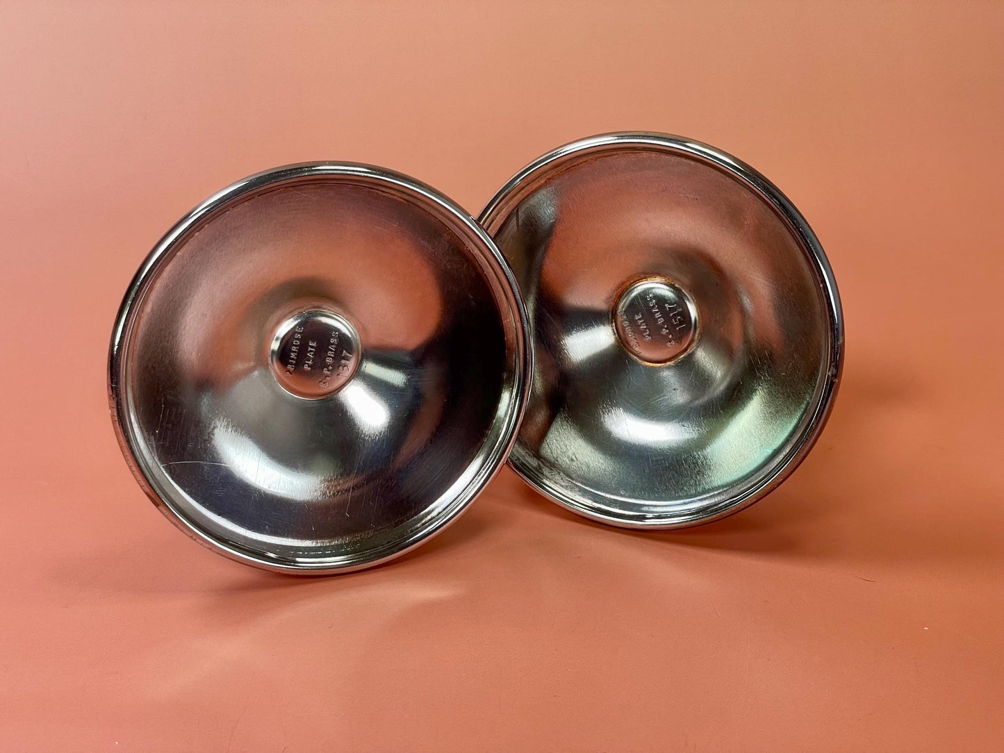 Silver Plated candlesticks 2.5 inches tall beautiful pair good value
