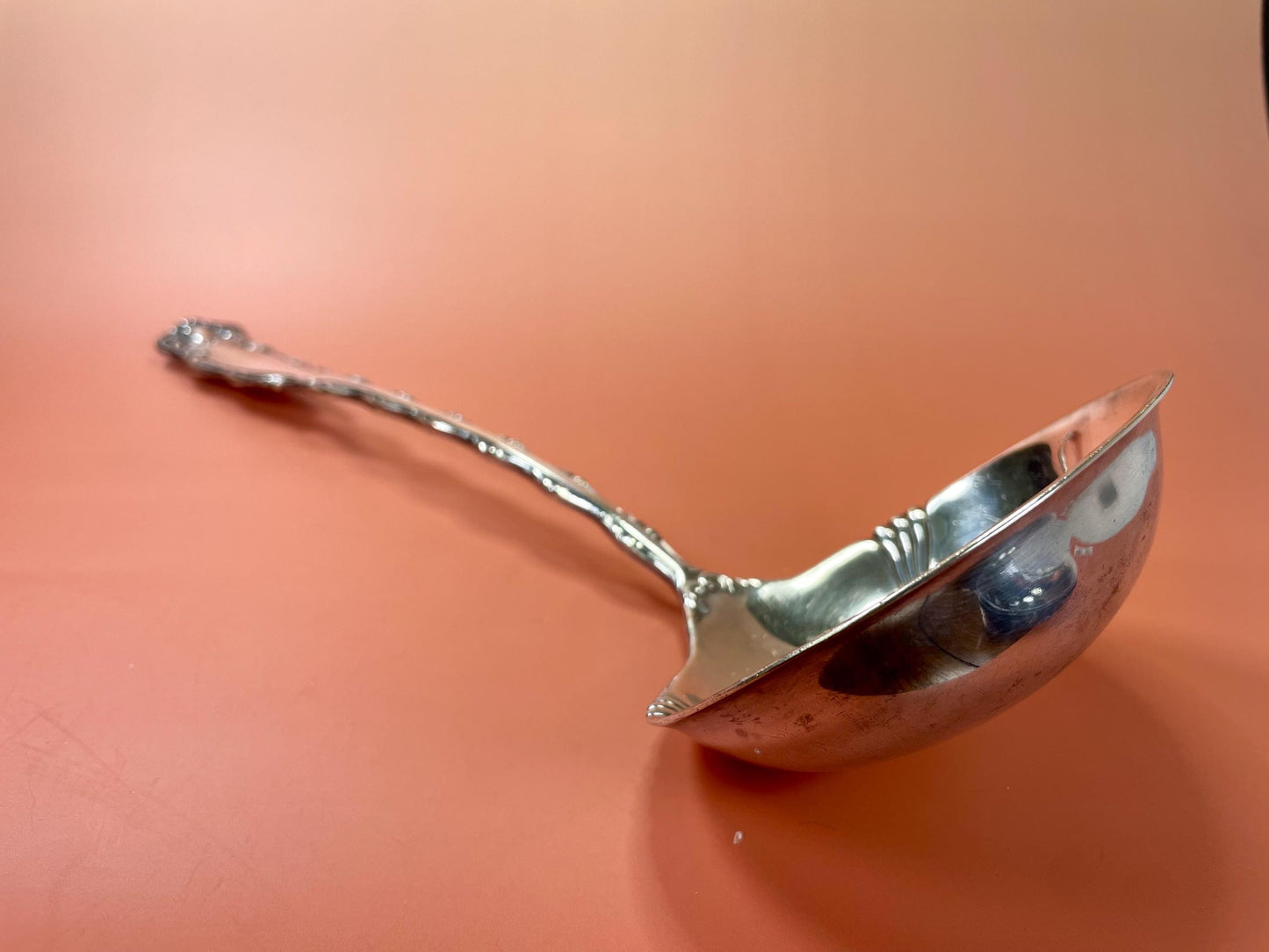 A Lovely ornate Silver Plated serving spoon ready to gift or use