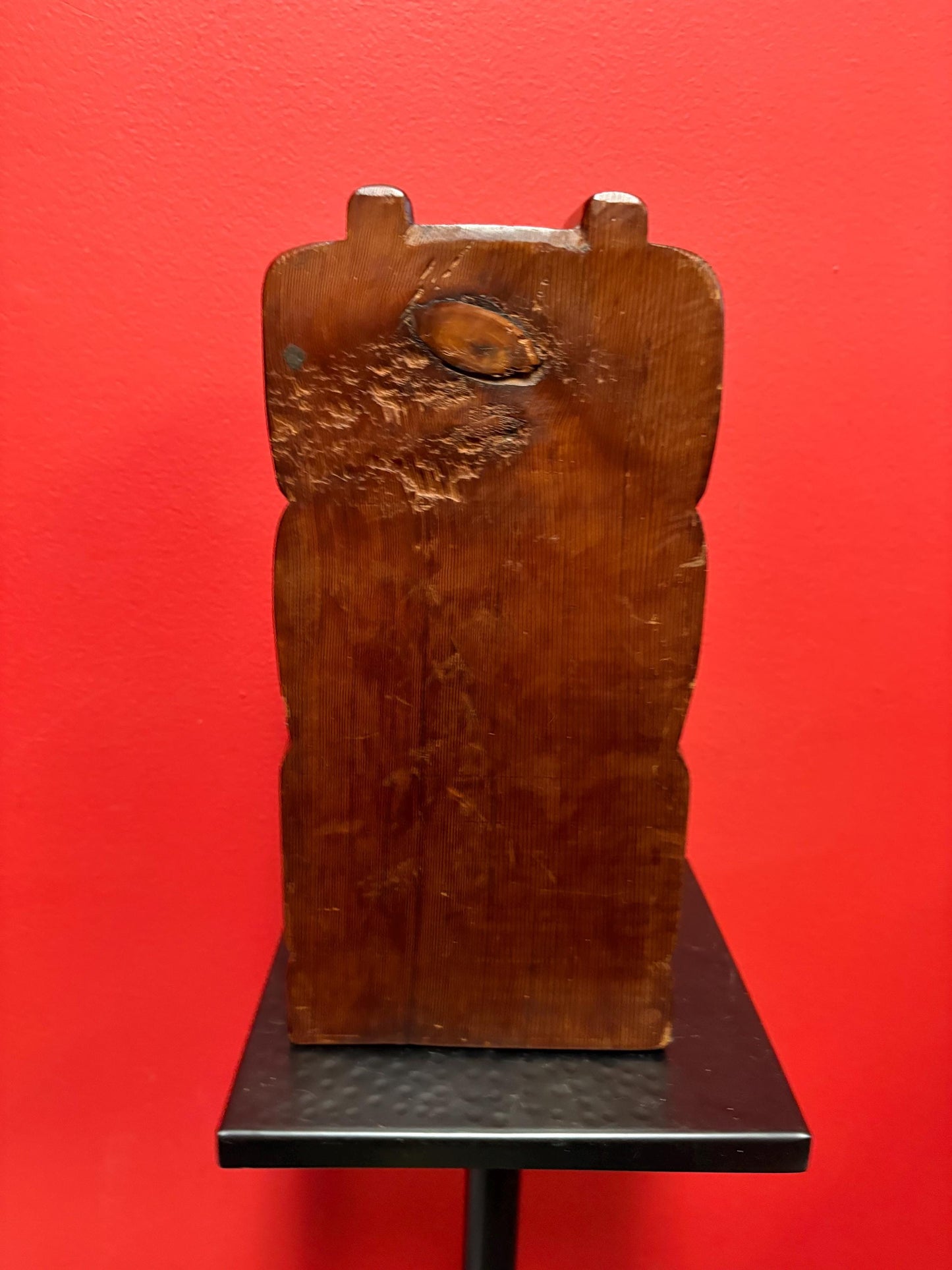 Lovely 11.5 x 5.5 inch indigenous First Nations totem crazy cool with thunderbird and bear imagery - all one piece wow