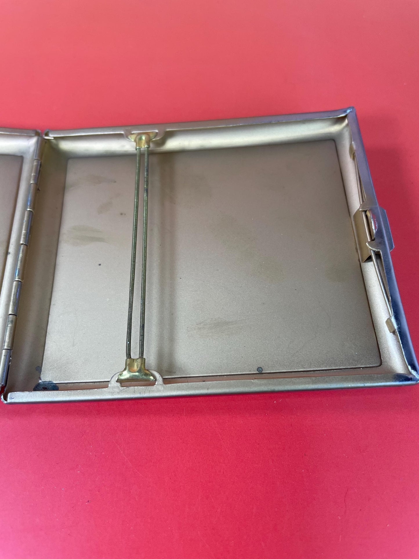 Vintage Lady Bowling Cigarette/Card Case