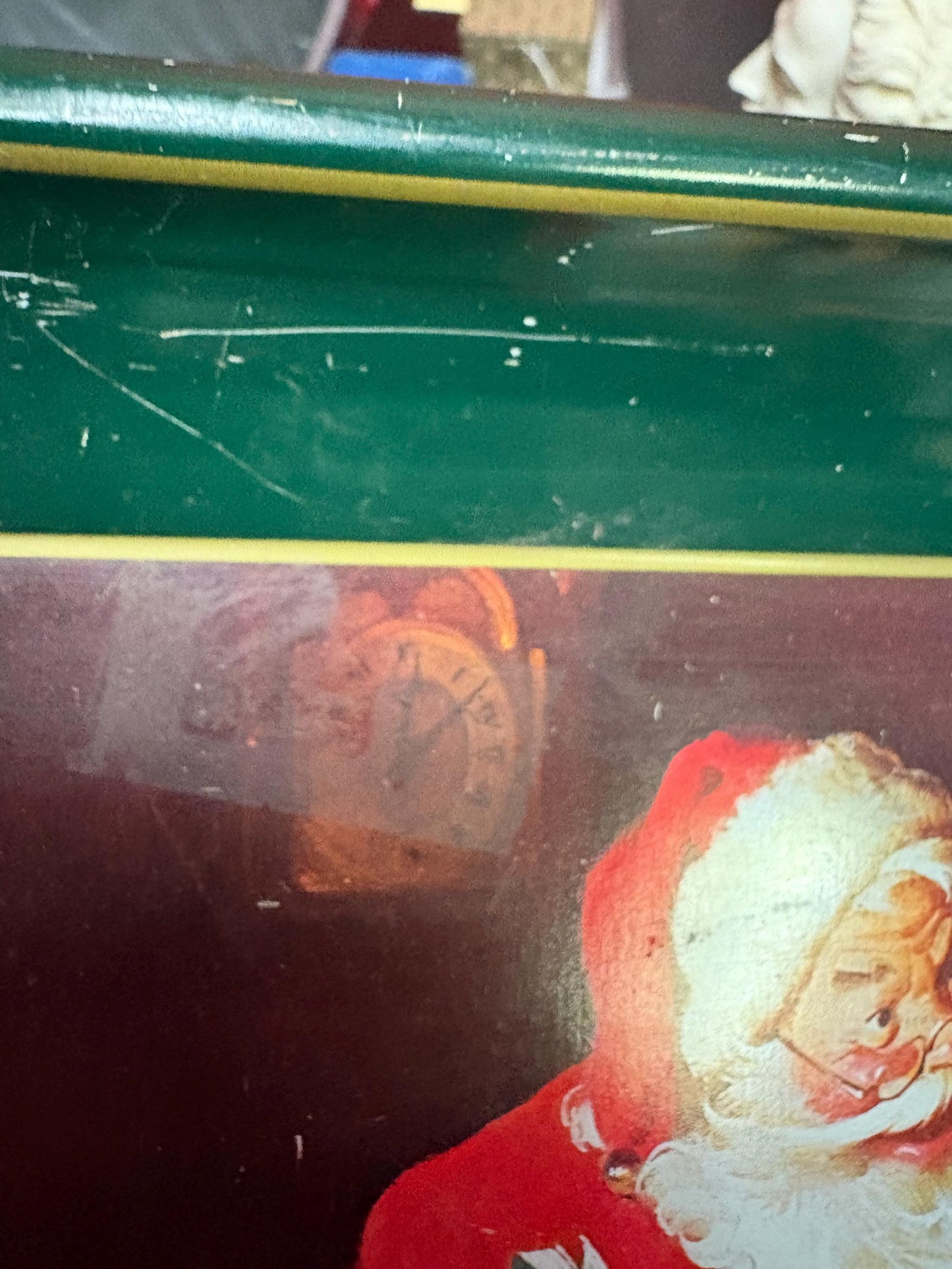 Beautiful vintage 13 x 11 inch Coca-Cola Christmas tray decent condition great value