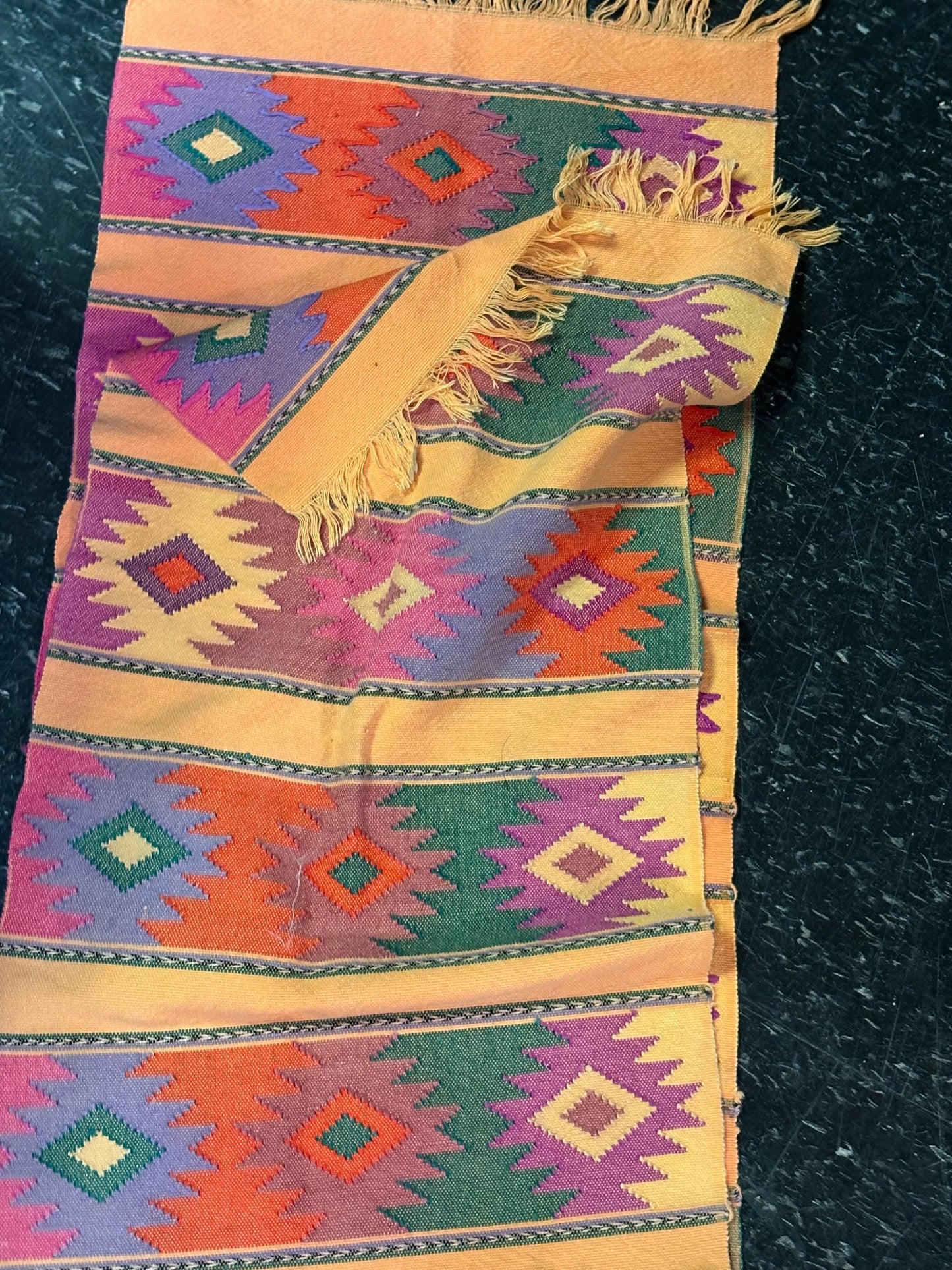 Beautiful vintage Navajo runner 58 x 13 approximately lovely condition and quality wow