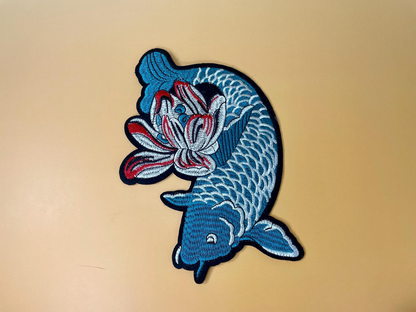 Lovely Large Koi Fish Sew-On Patch