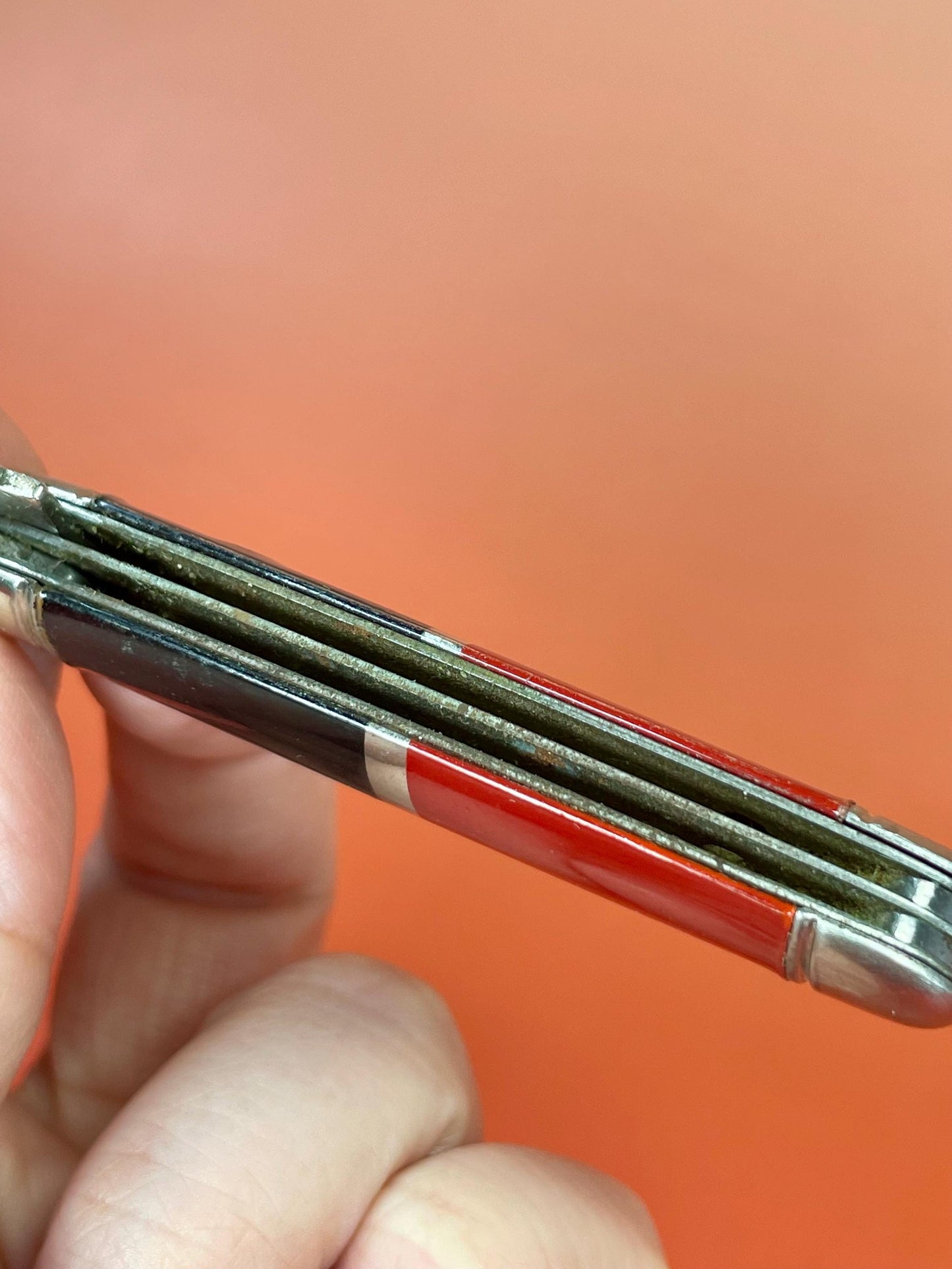 Vintage Stainless Steel Pen Knife with Dual Blades