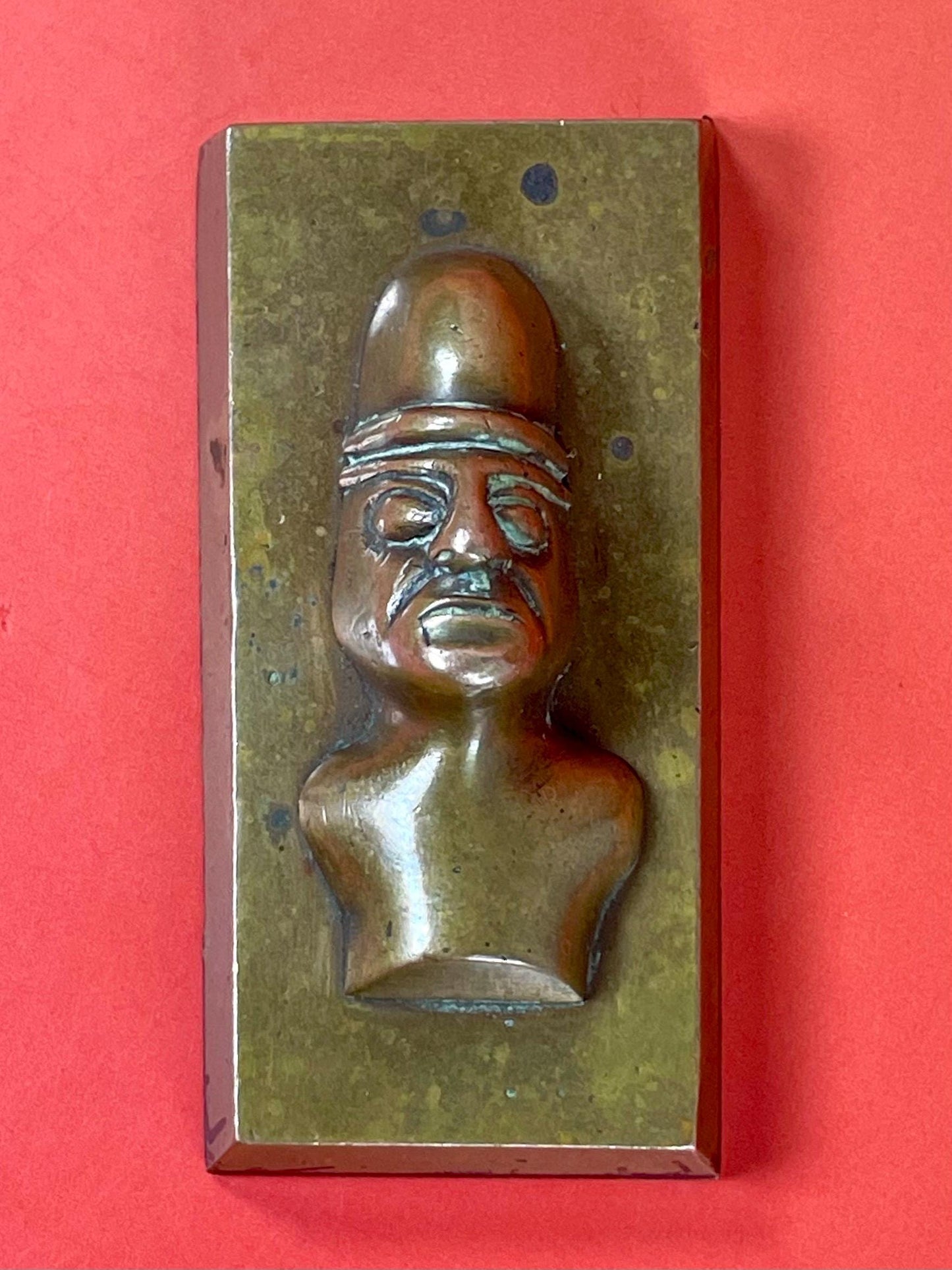 Amazing Pre-Columbian Bronze Paperweight - heavy and beautiful