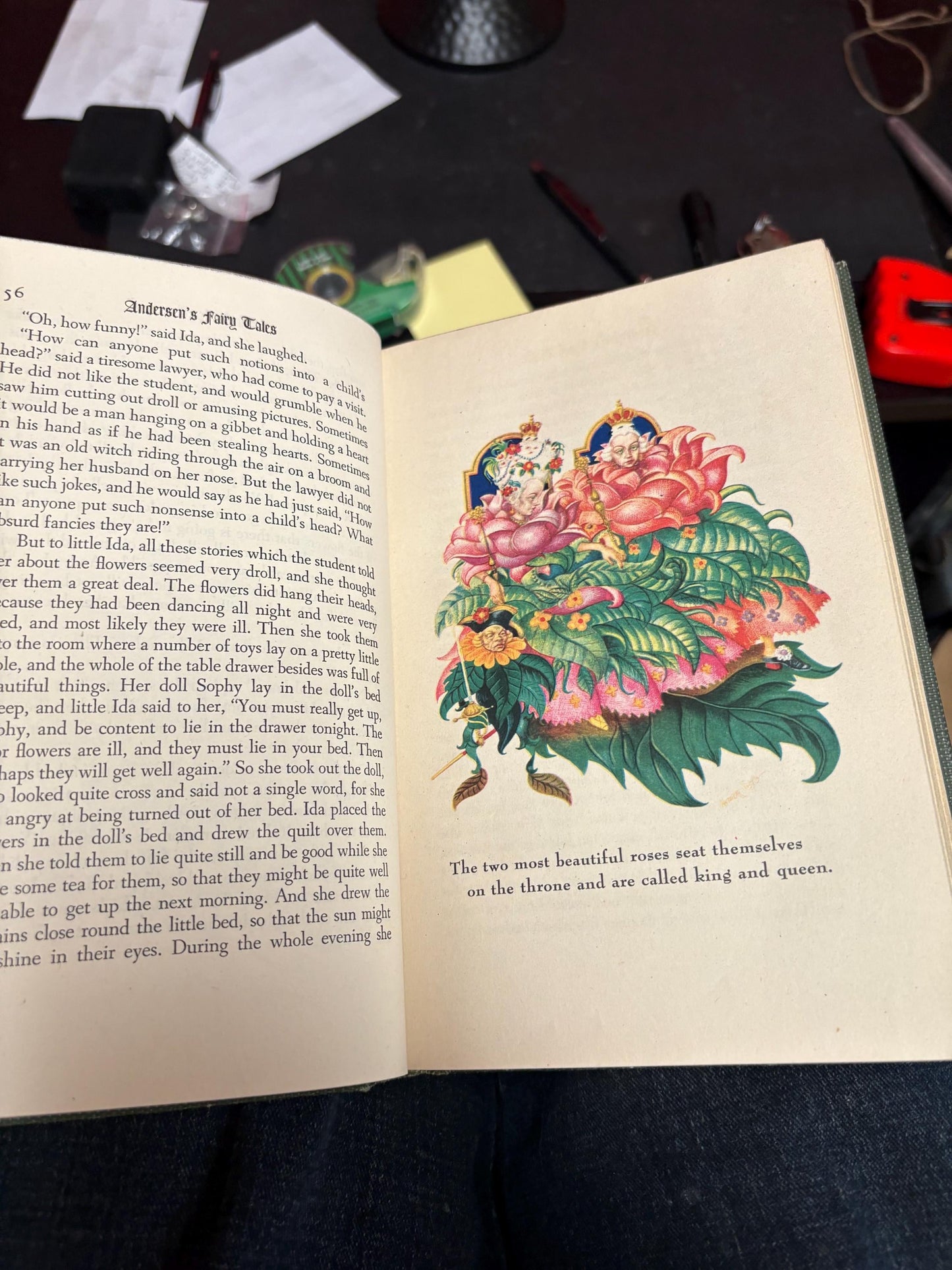 Beautiful antique copy of Andersons fairytales with illustrations - nice antique condition great gift great price