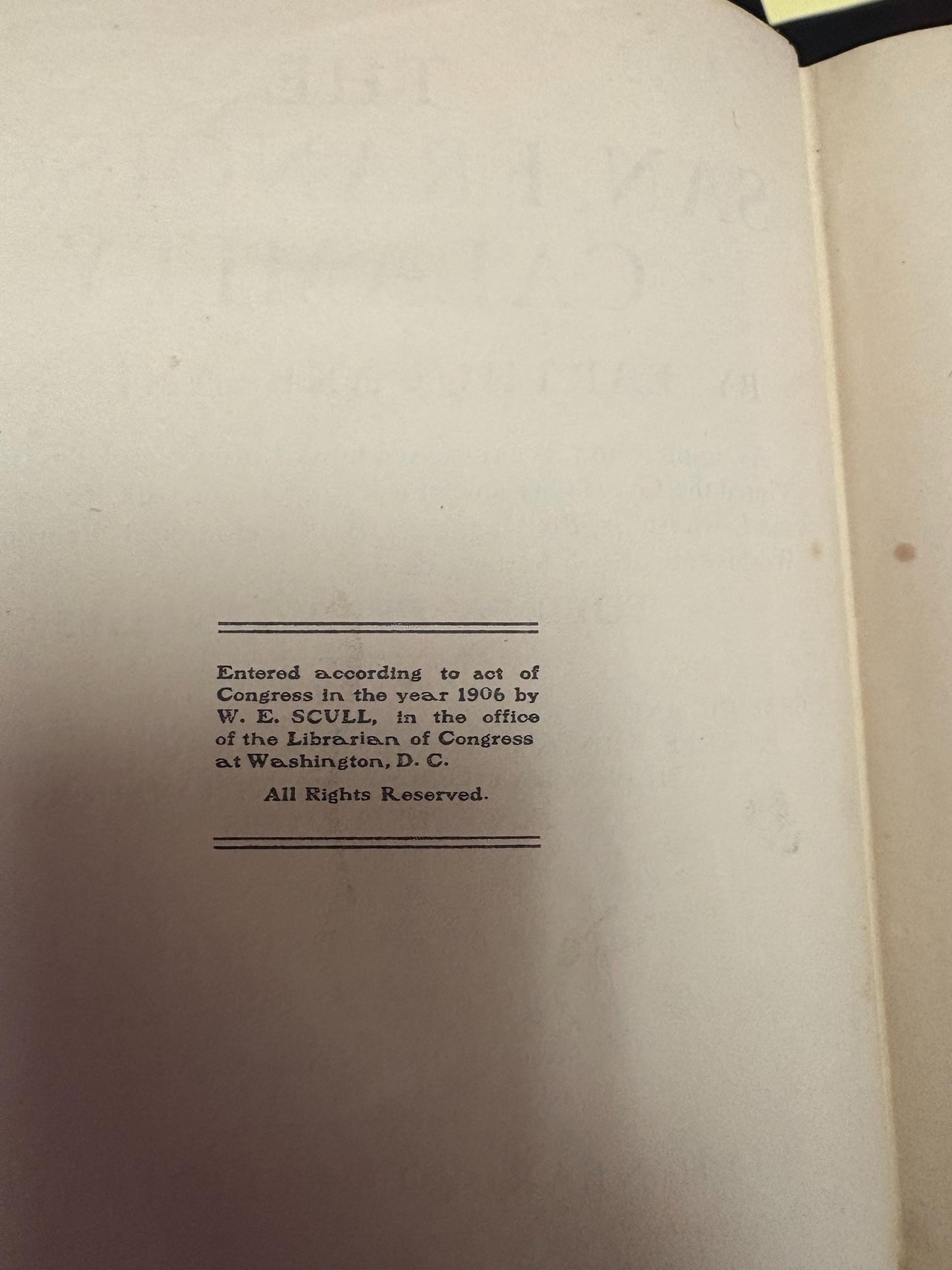 The San Francisco calamity by earthquake and fire by Charles Morris book rough condition 1906 good value