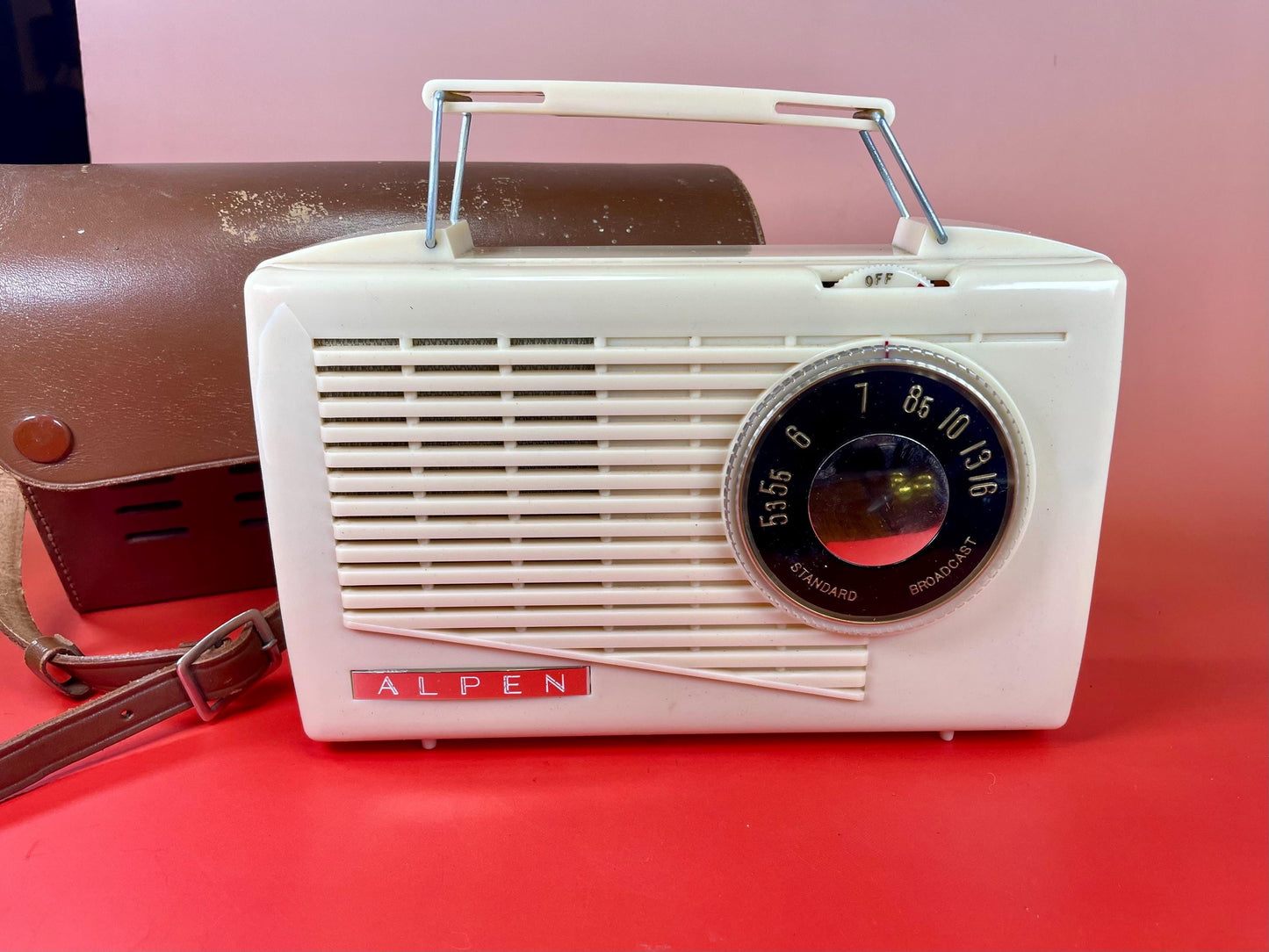 Amazing Vintage Bakelite Alpen Radio sold as is