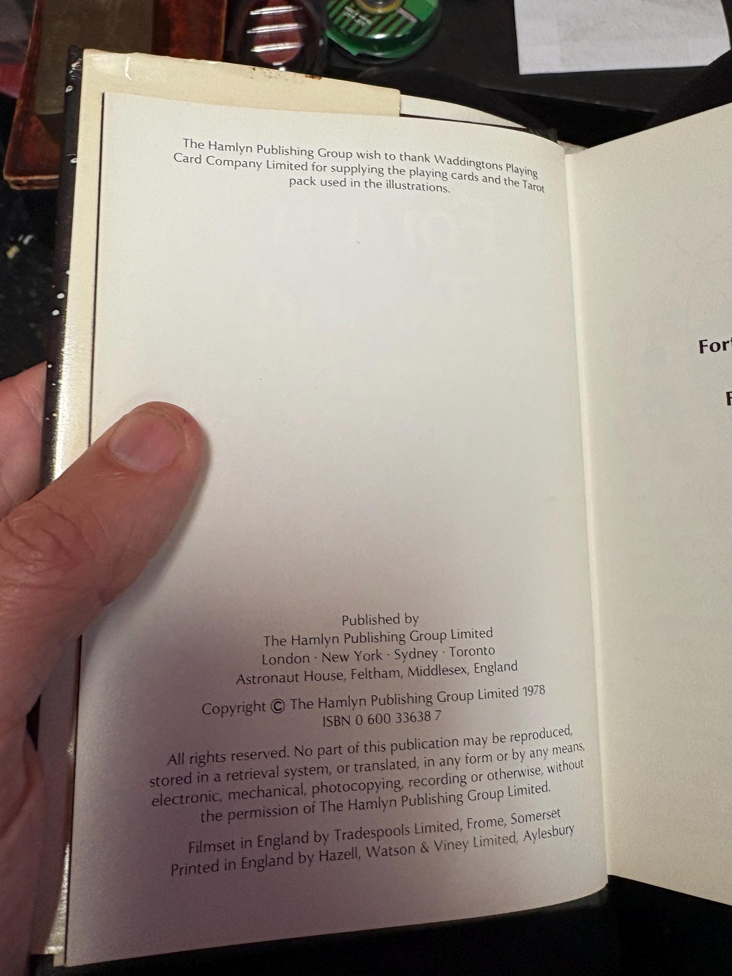 Amazing fortune telling 1978 first edition book by Douglas Hill in good condition super cool diagrams, etc. perfect gift this is a wow
