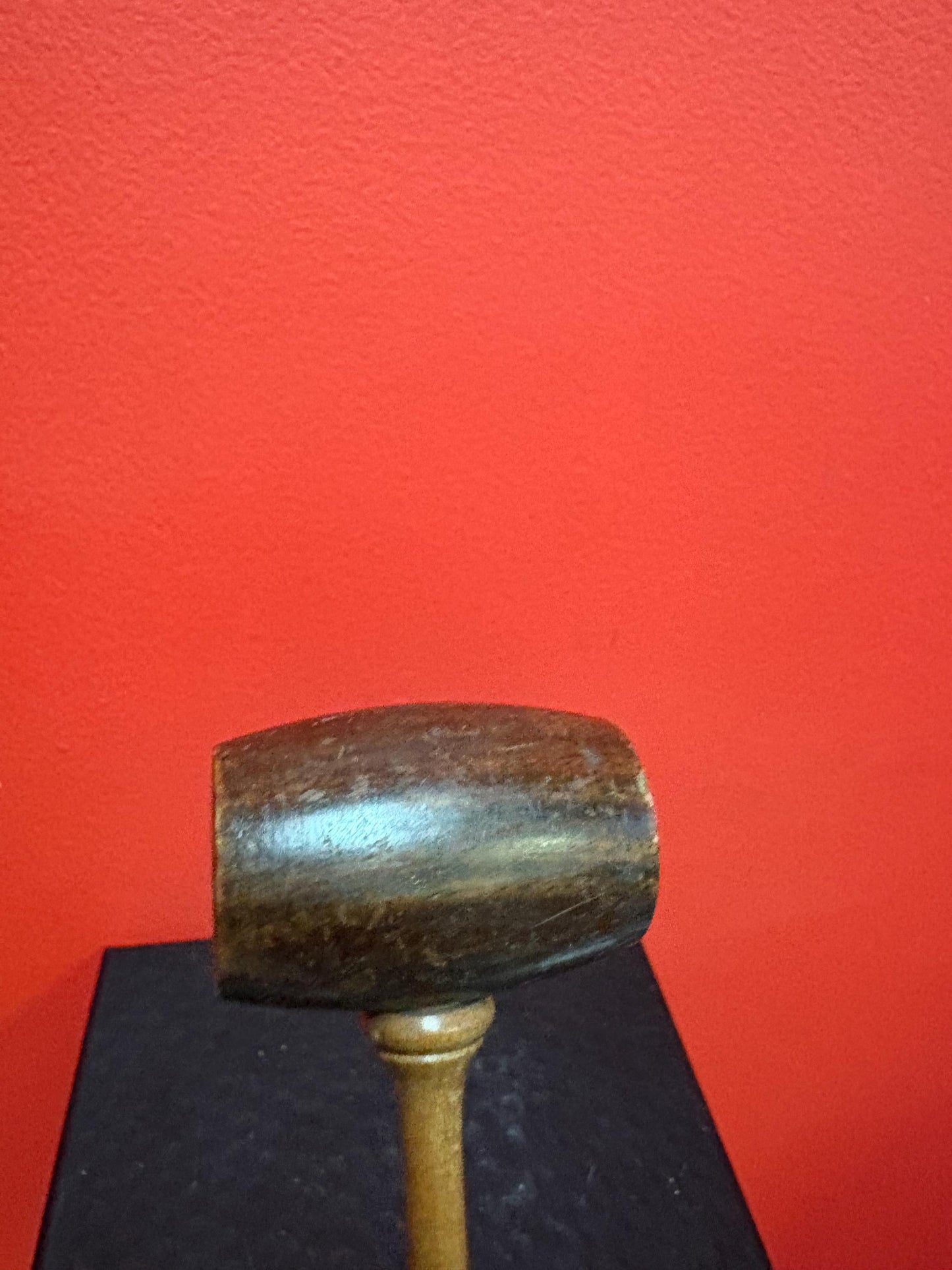 Antique 19 century beautiful 11 inch jewellery maker repairman tool mallet wonderful quality and condition from collection very rare