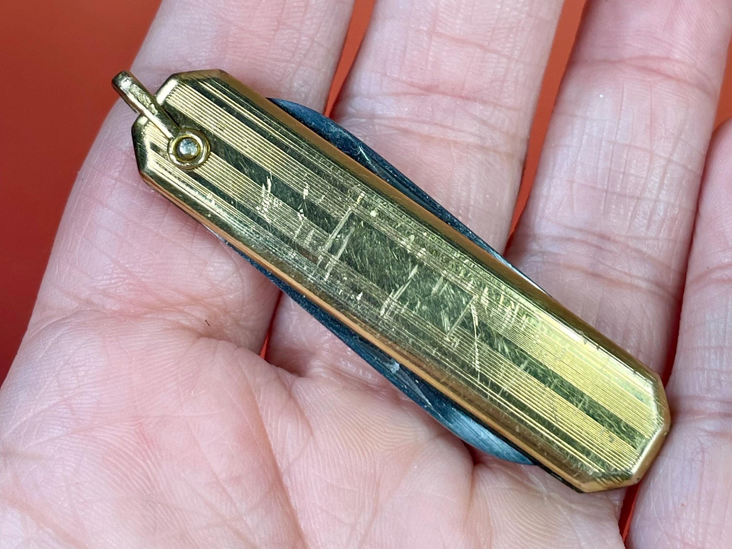 Vintage Pocket Knife with Dual Blades