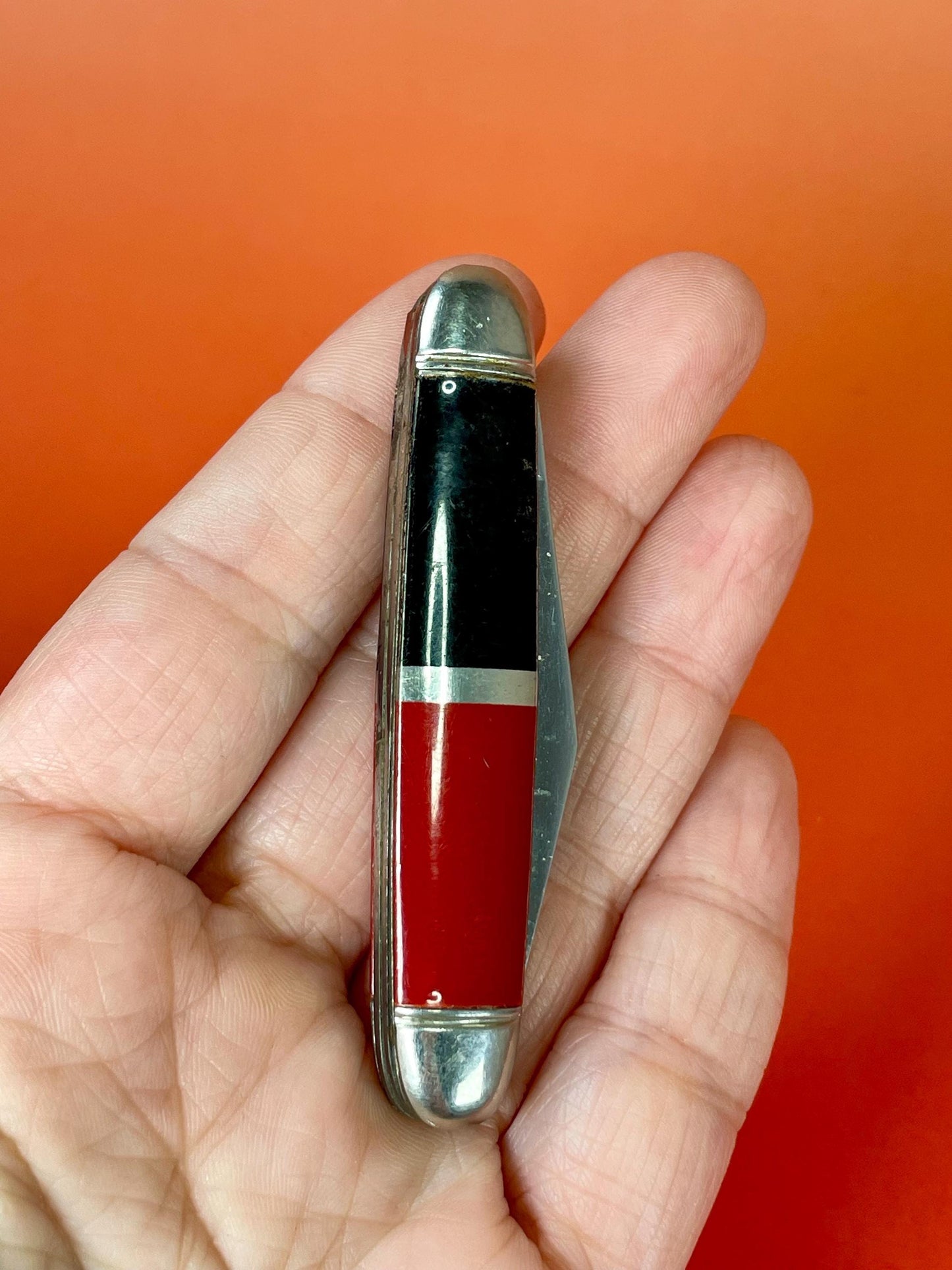 Vintage Stainless Steel Pen Knife with Dual Blades