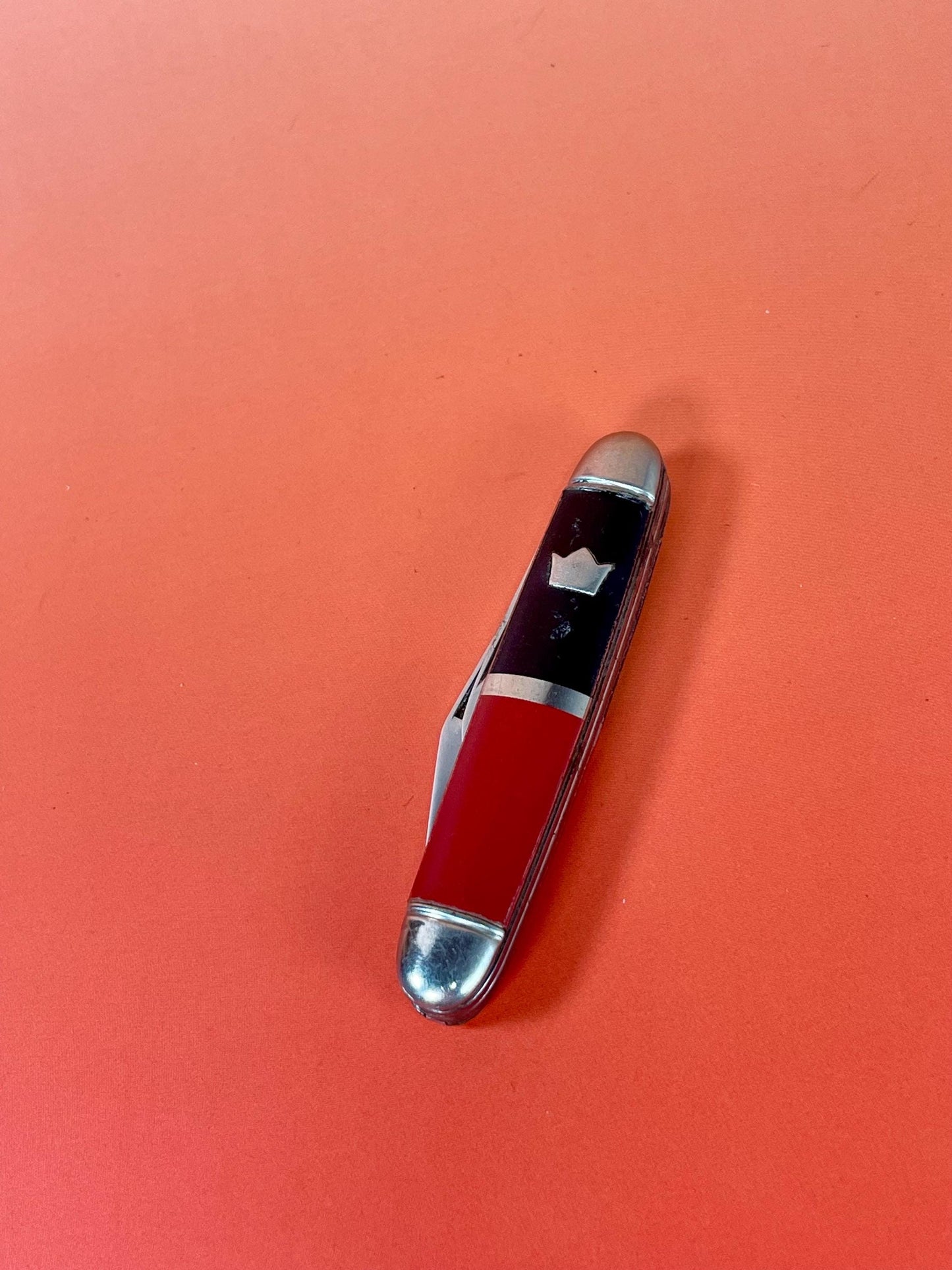 Vintage Stainless Steel Pen Knife with Dual Blades