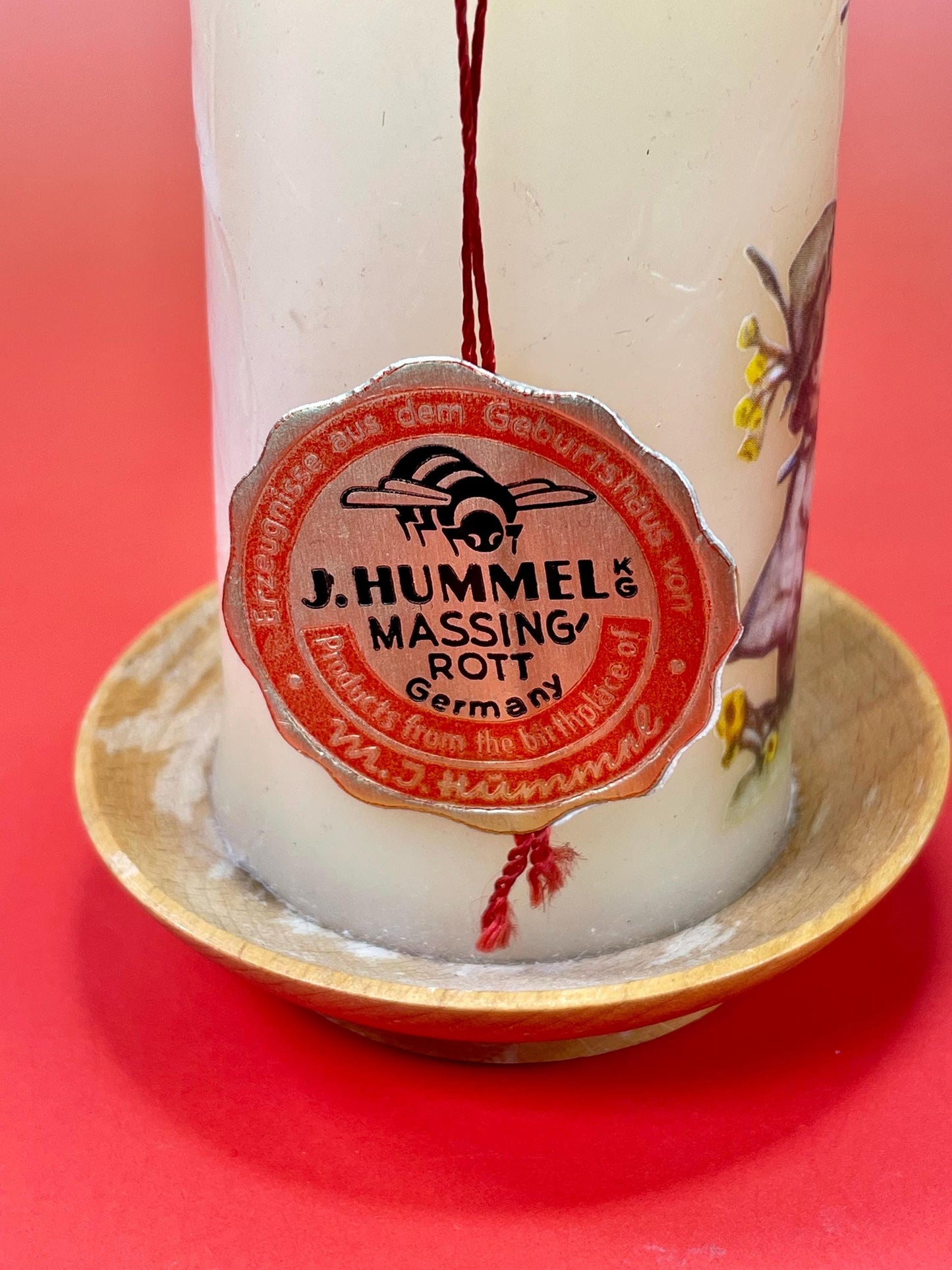 Vintage Hummel Handmade Candle Made in West Germany