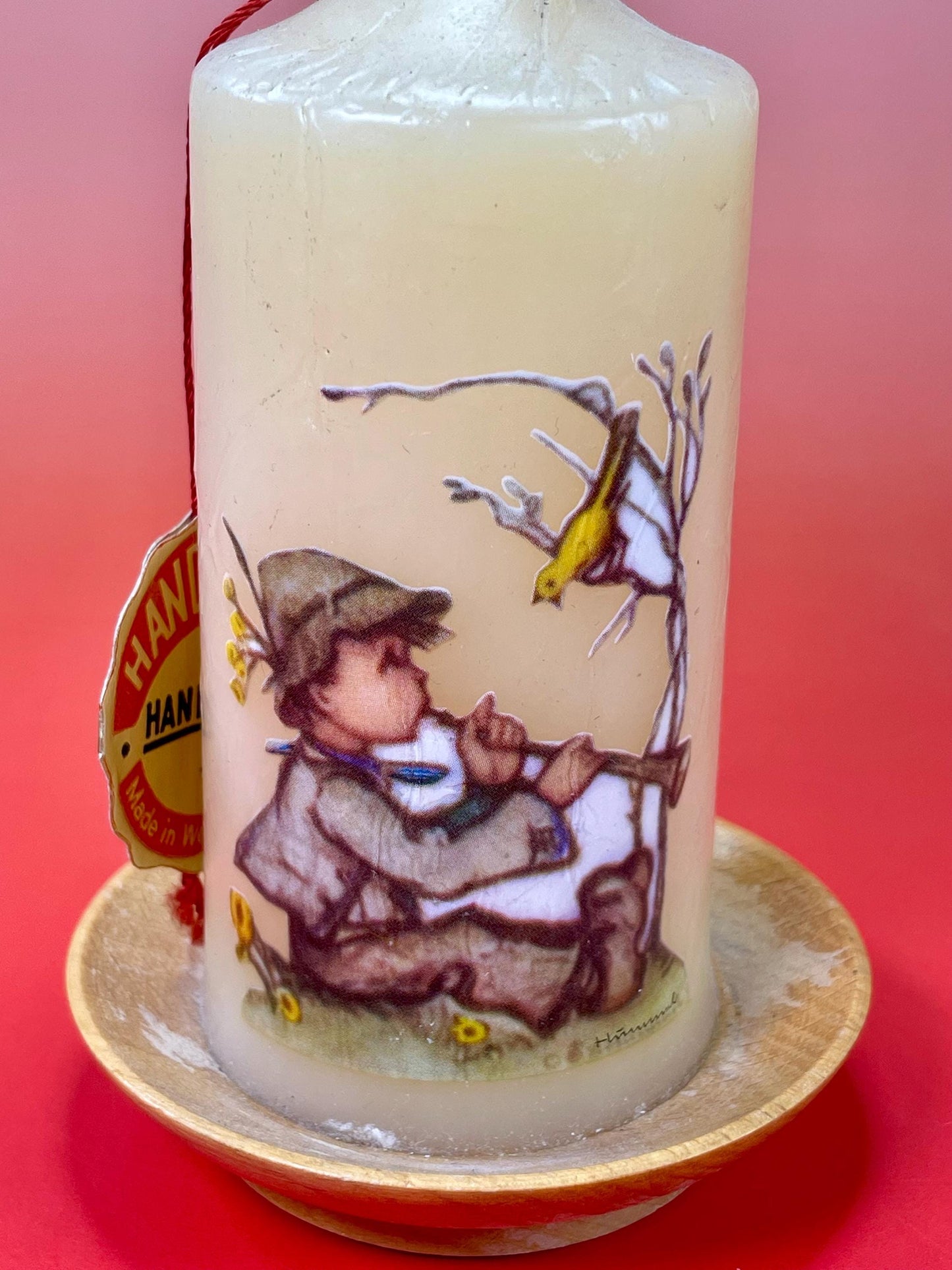 Vintage Hummel Handmade Candle Made in West Germany