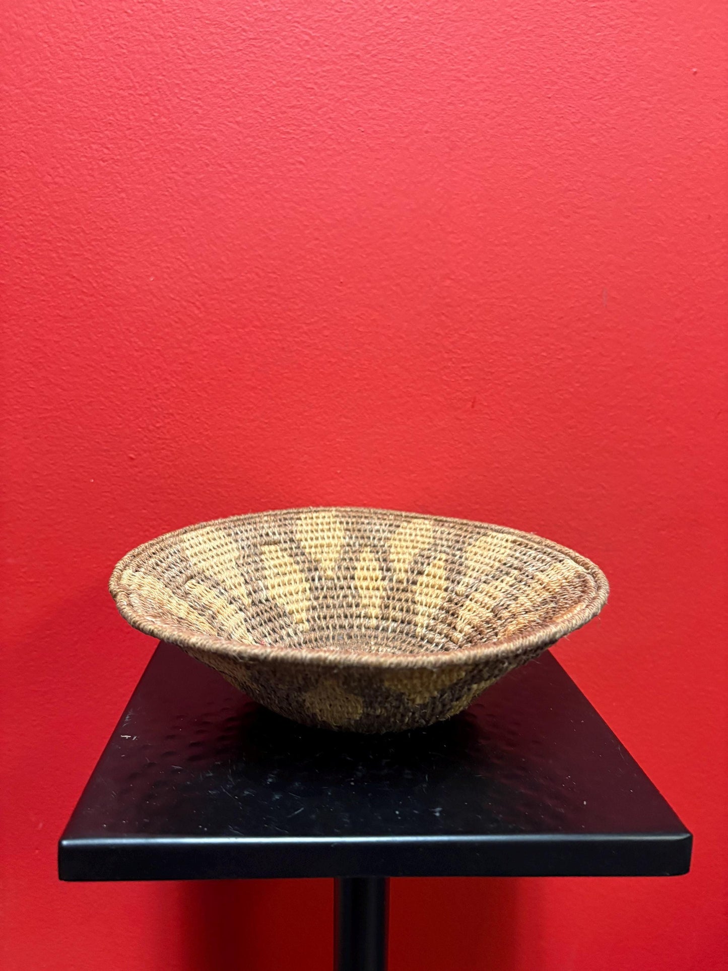 Lovely indigenous woven bowl  8 inches across  great value