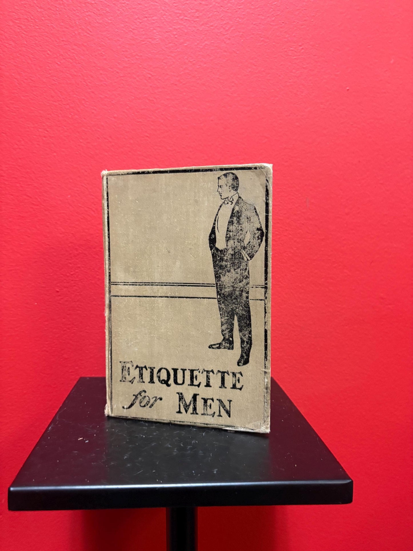 Etiquette for men 1915 book antique condition with amazing information - men gift