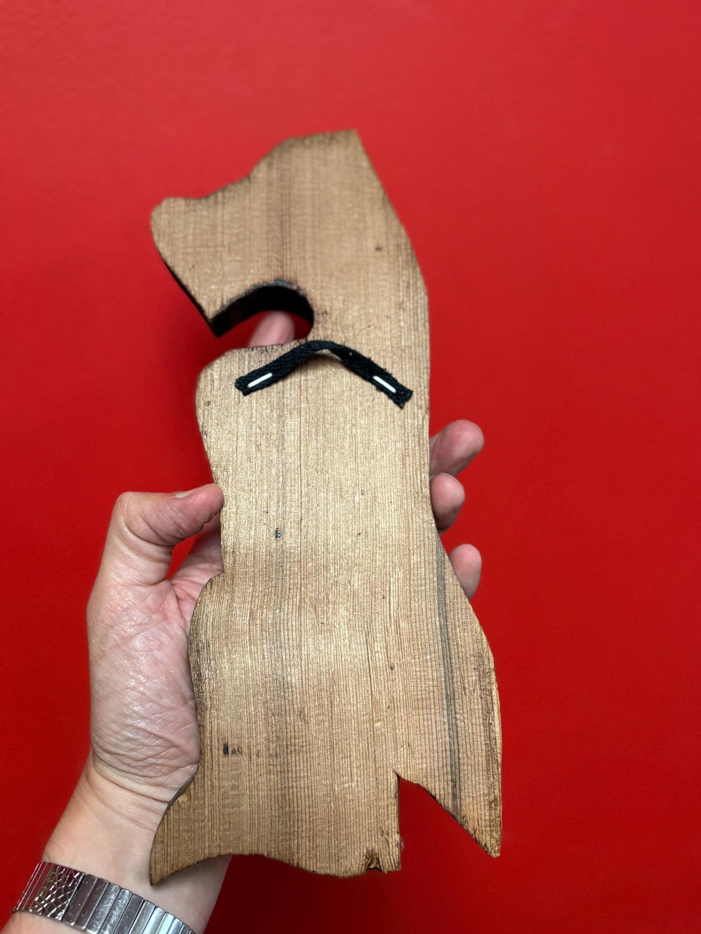 Beautiful indigenous 12 x 5 wide first nations pacific north West Coast Eagle transformation plaque with abalone accents unsigned