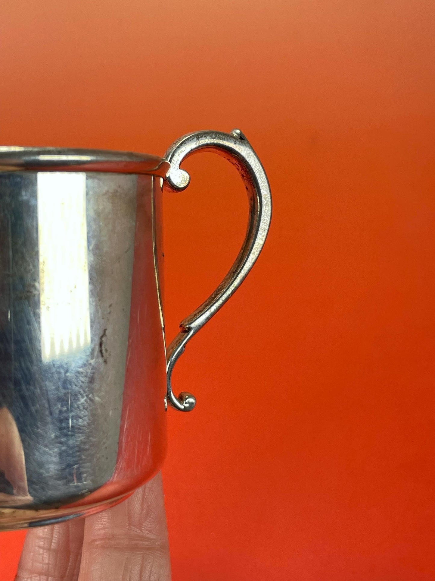 Lovely Sterling Silver Christening cup #1 - B