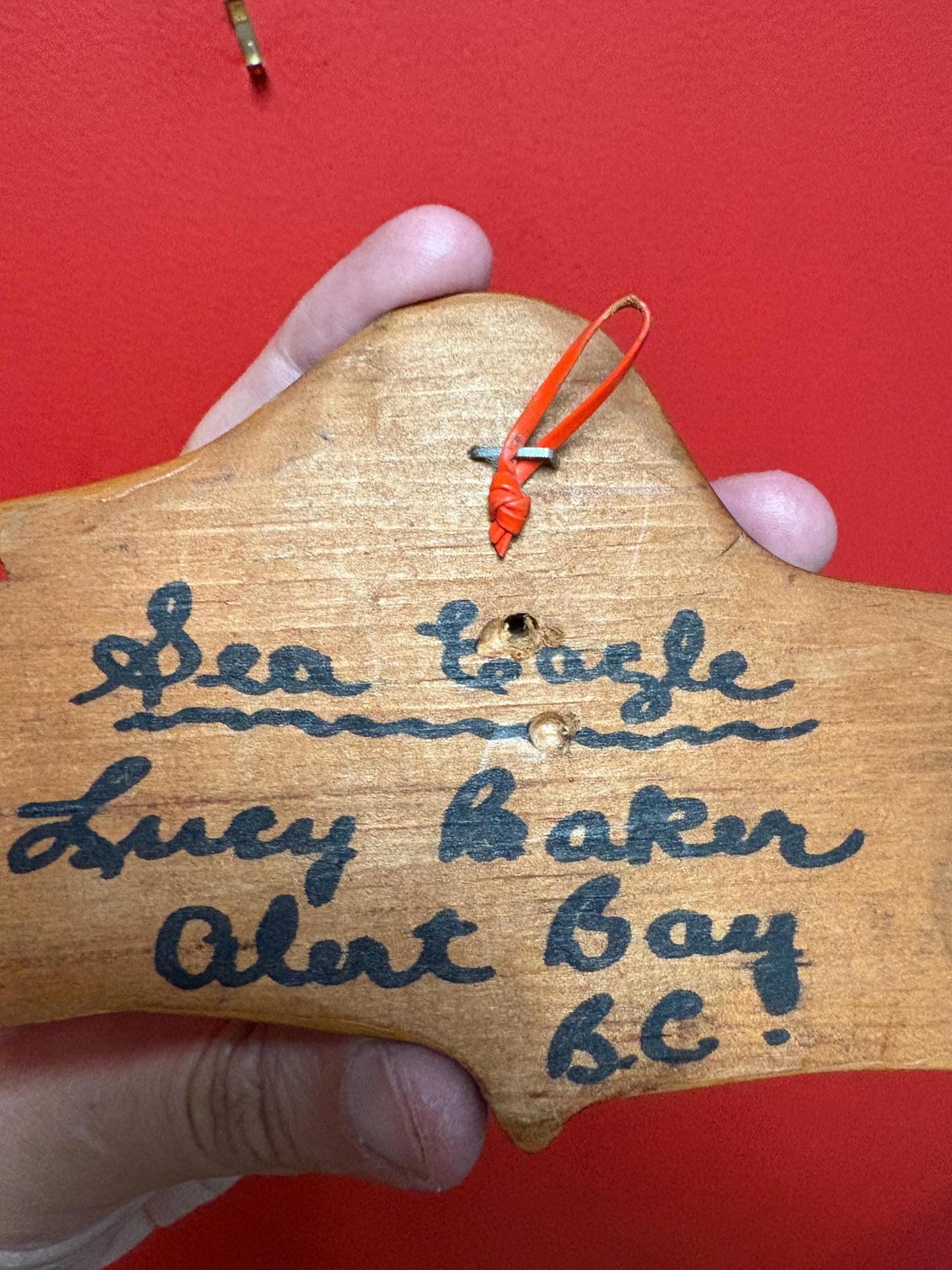 Beautiful well detailed indigenous first nation Pacific Northwest coast sea eagle by Lucy Baker  6 inches  great value RS