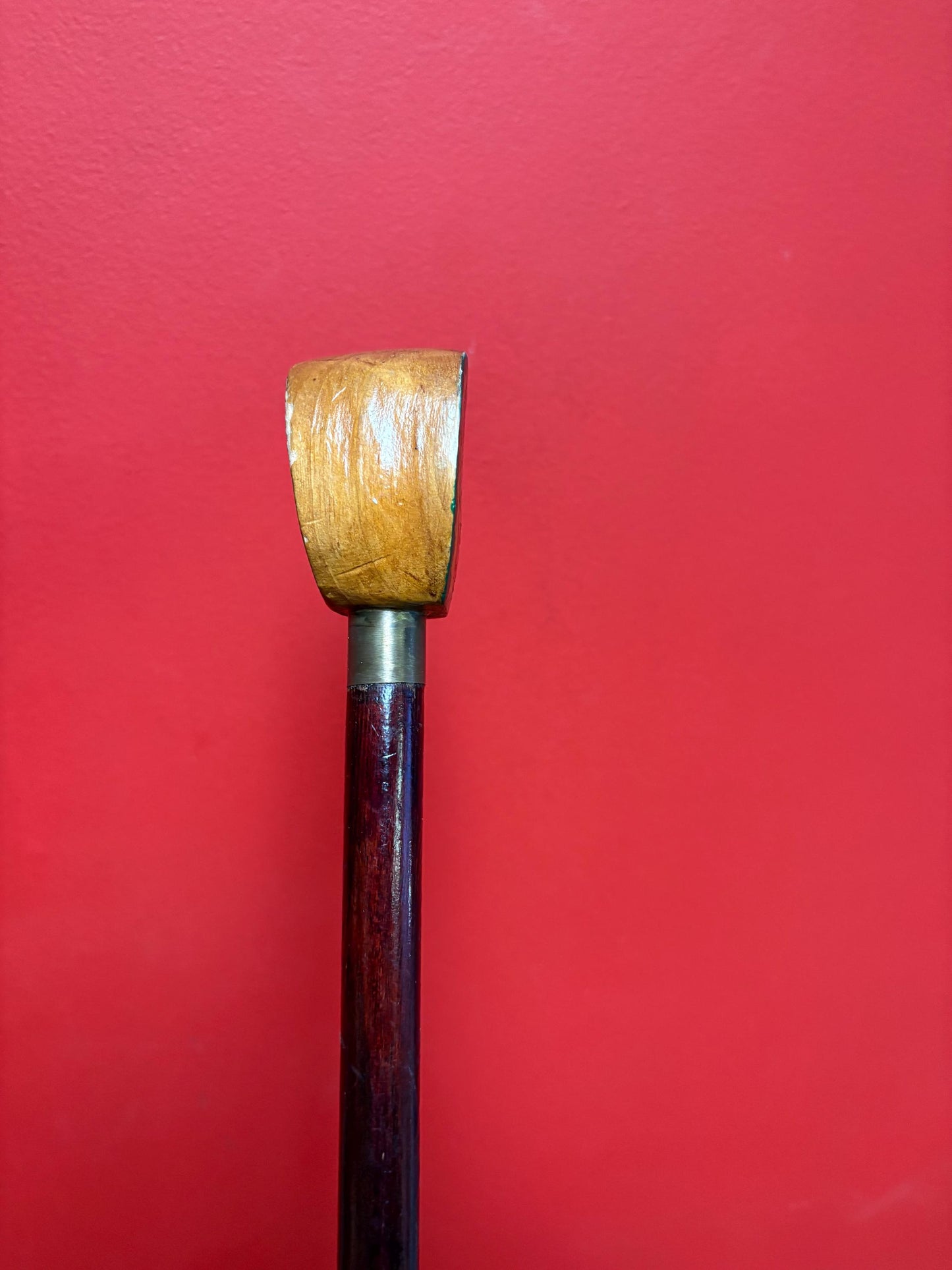 Wonderful 37 inch long African walking stick with amazing handle well carved great to use or gift
