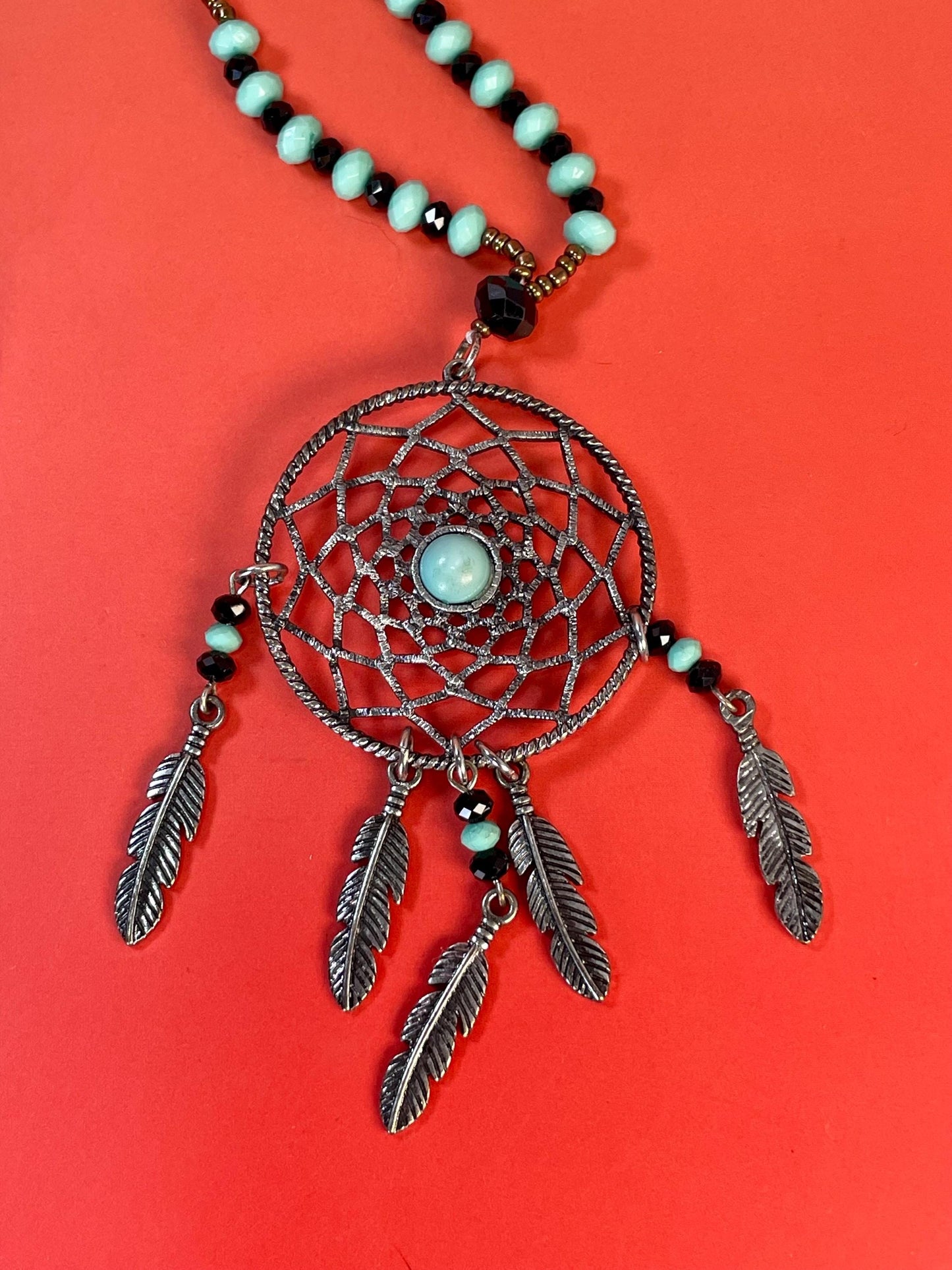 Fabulous job lot of 4 pendants and a Dreamcatcher perfect for gifts or a reseller