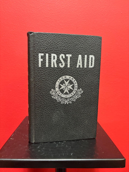 Very cool St. Johns ambulance first aid book 2nd Canadian edition 1971  good condition