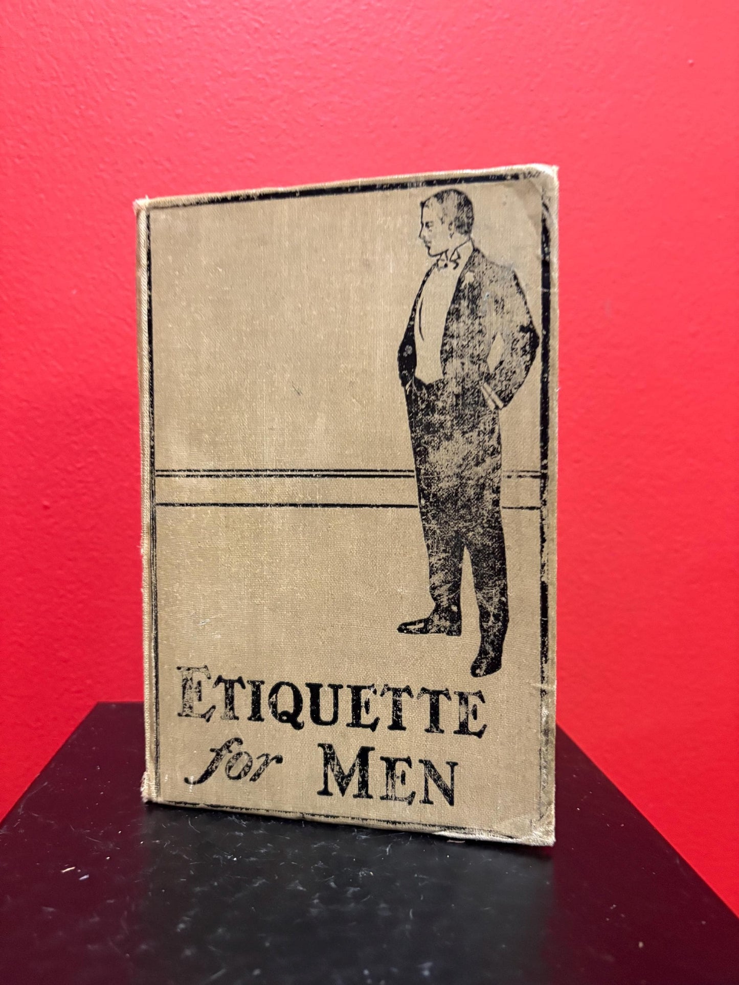 Etiquette for men 1915 book antique condition with amazing information - men gift