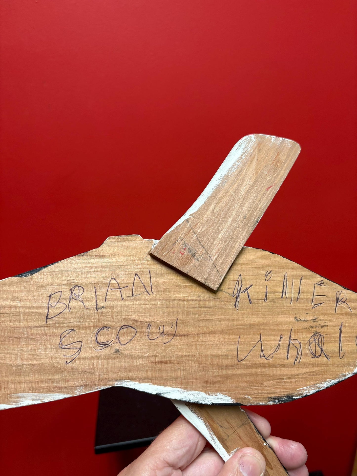 Beautiful indigenous first nation West Coast Brian SCOW alert Bay painted killer whale plaque - 14 x 9 high good value needs hanger