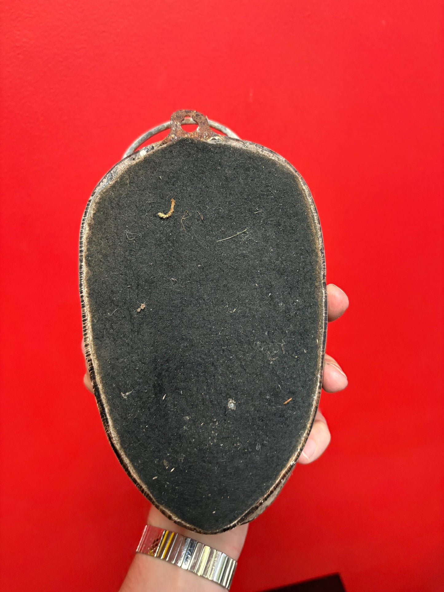 African plaster material mask by Austin productions 1971 little chips and very unusual so heavy- 11 x 5 wide