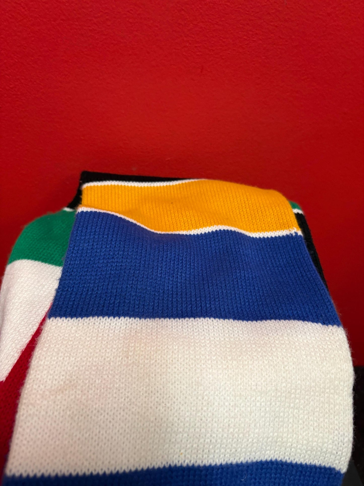 Beautiful Olympic HBC Hudson Bay Company scarf approximately 55 x 7 inches great quality and ready to wear hard to get HBC things!