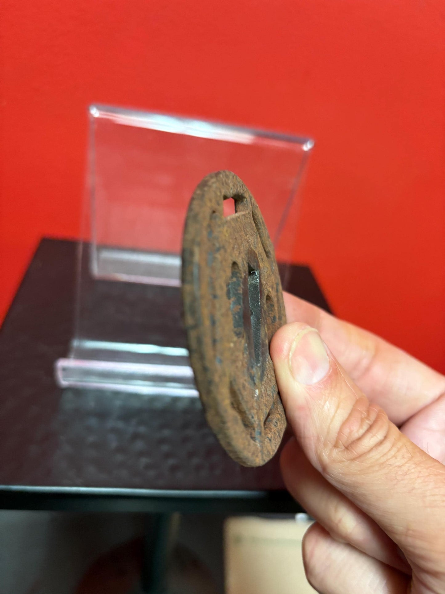 Beautiful Japanese samurai old metal tsuba - see photos for condition approx 3 inches from major estate collection - value priced -