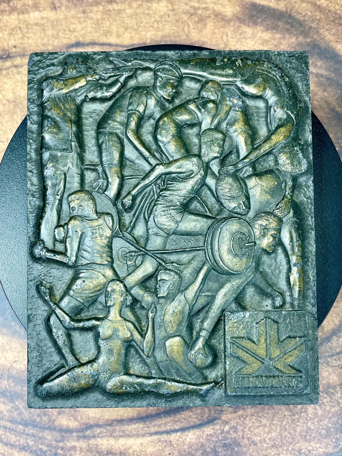 1978 Edmonton Commonwealth Games Plaque (4.25×5.25 inches)