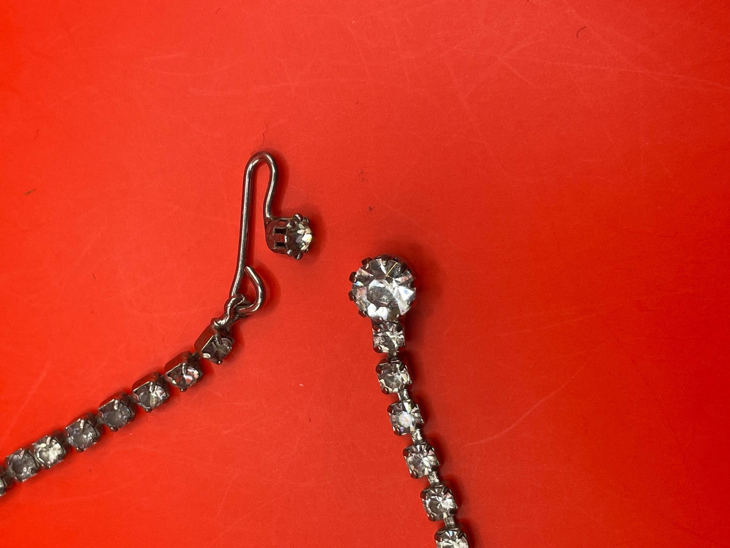 Stunning Rhinestone Chandelier Necklace