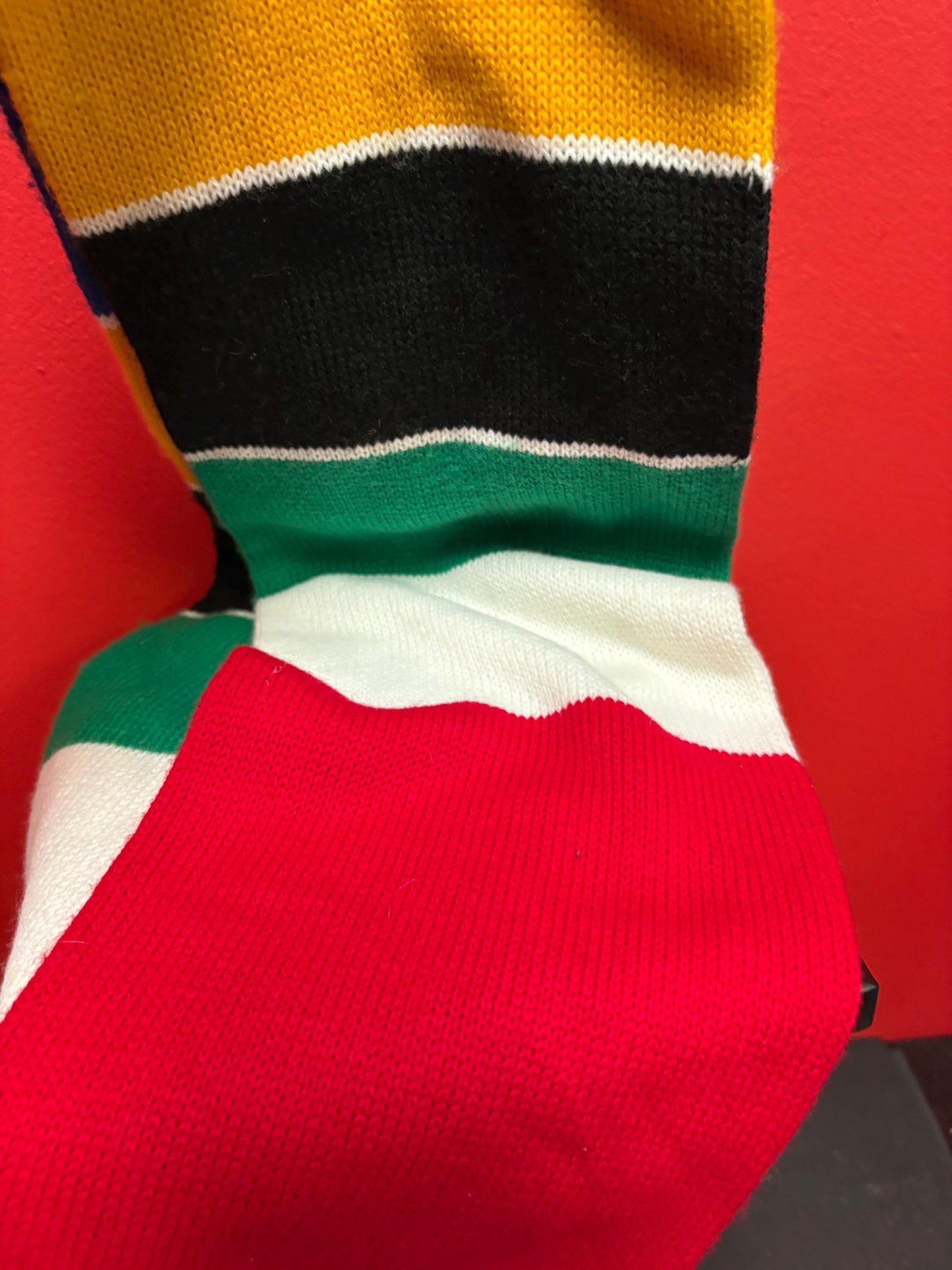 Beautiful Olympic HBC Hudson Bay Company scarf approximately 55 x 7 inches great quality and ready to wear hard to get HBC things!