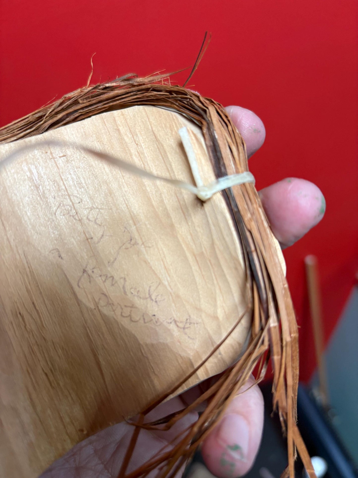 Beautiful approximately 5 x 4 high cedar painted Betty Joe indigenous pacific West Coast mask