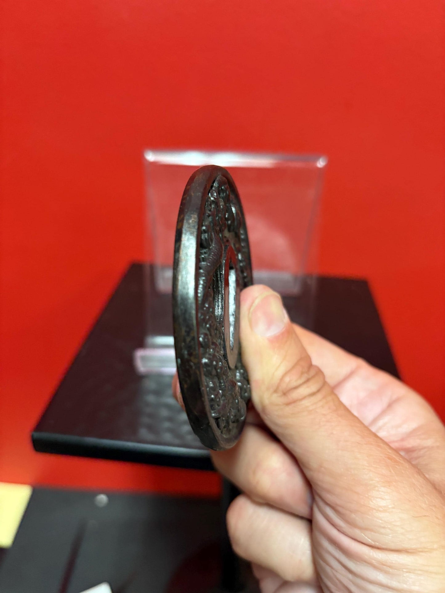 Beautiful Japanese samurai old metal tsuba - see photos for condition approx 3 inches from major estate collection - value priced -